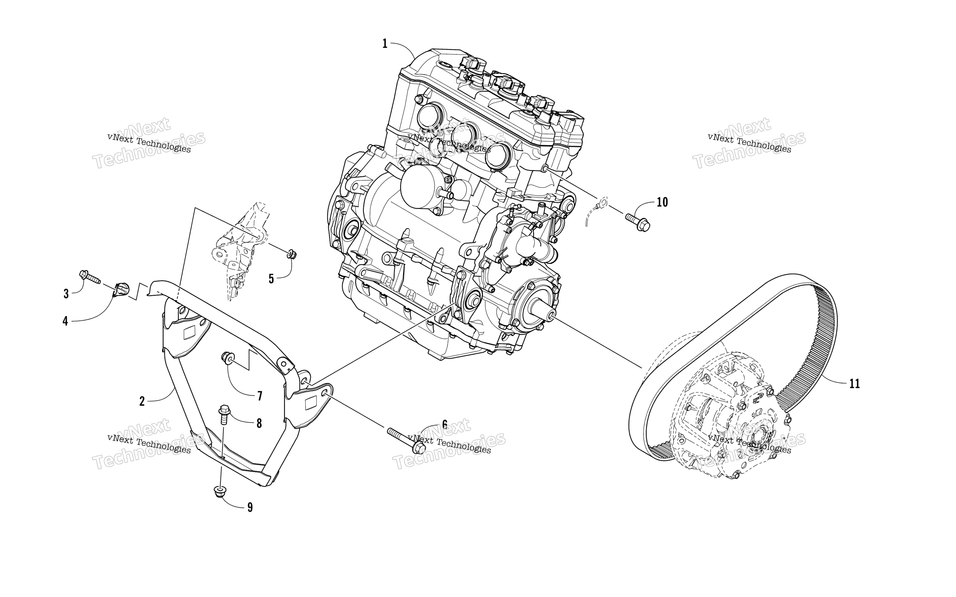 Двигатель And Related Parts