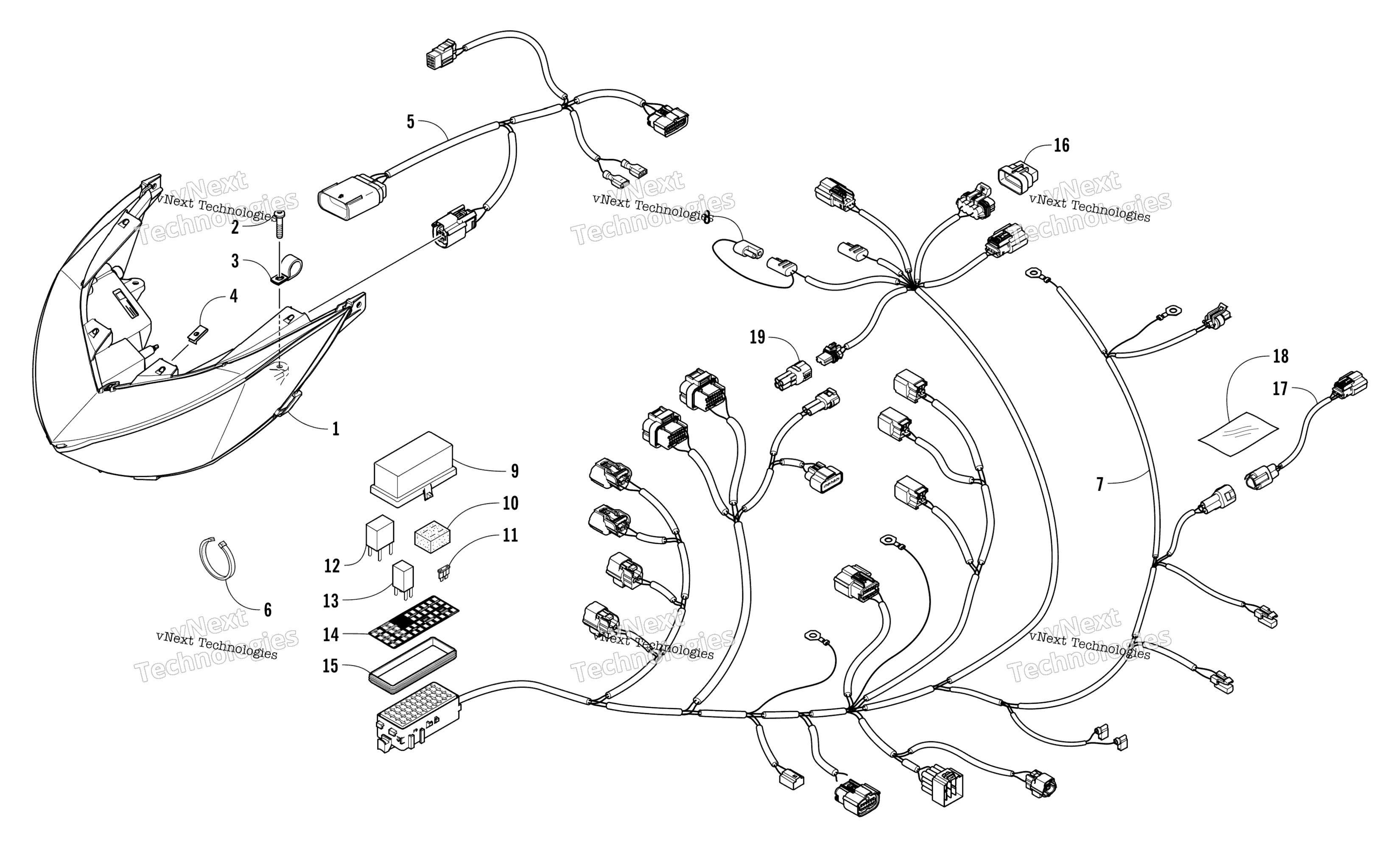 Фара And Wiring Assemblies