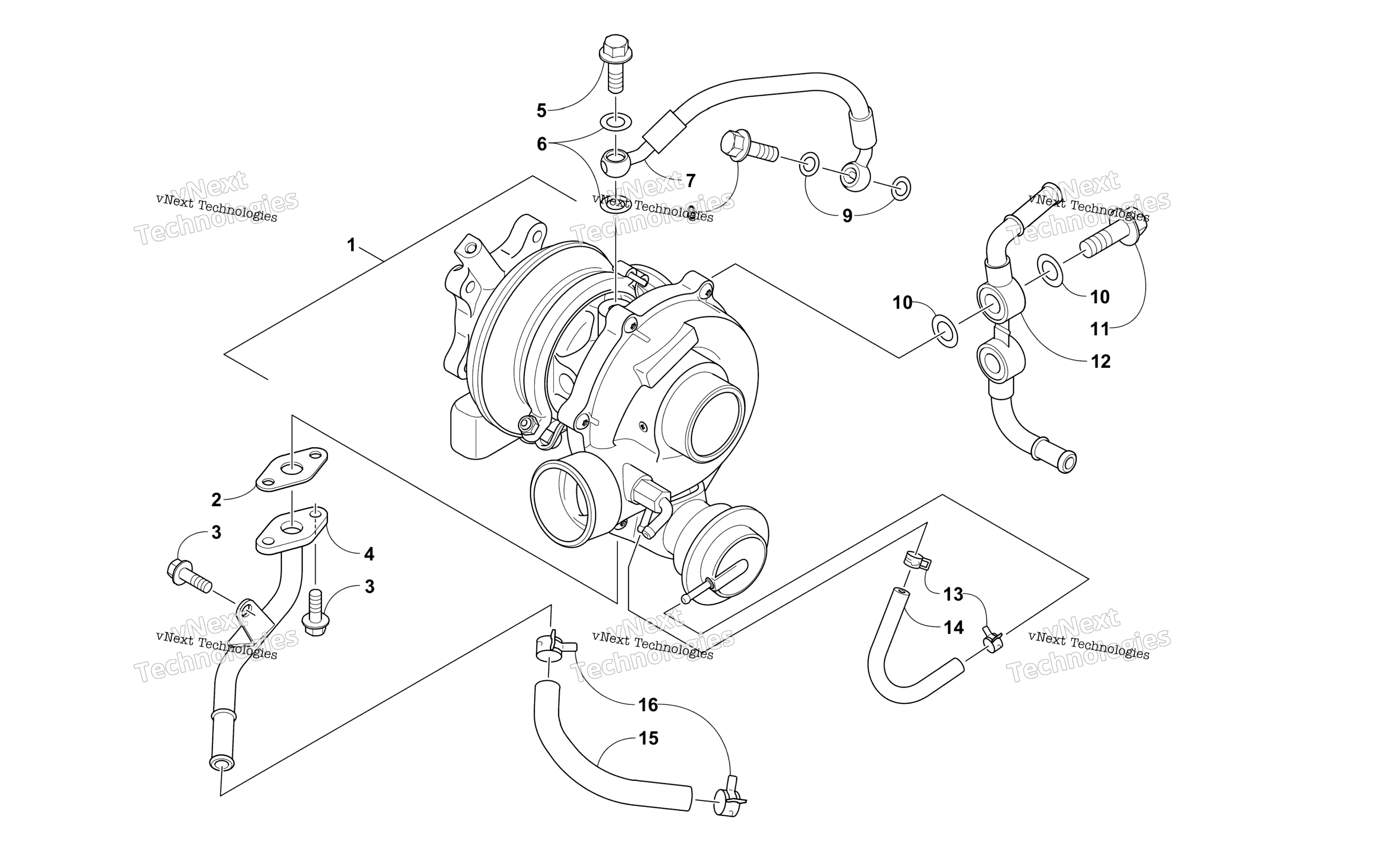 Turbocharger узел