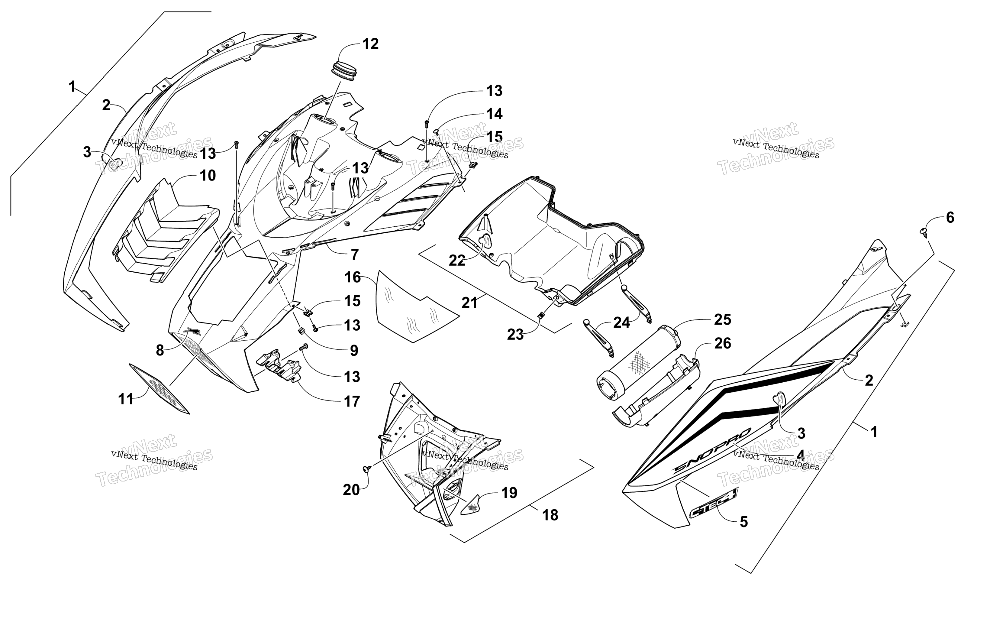 Капот And Air Intake Assembly