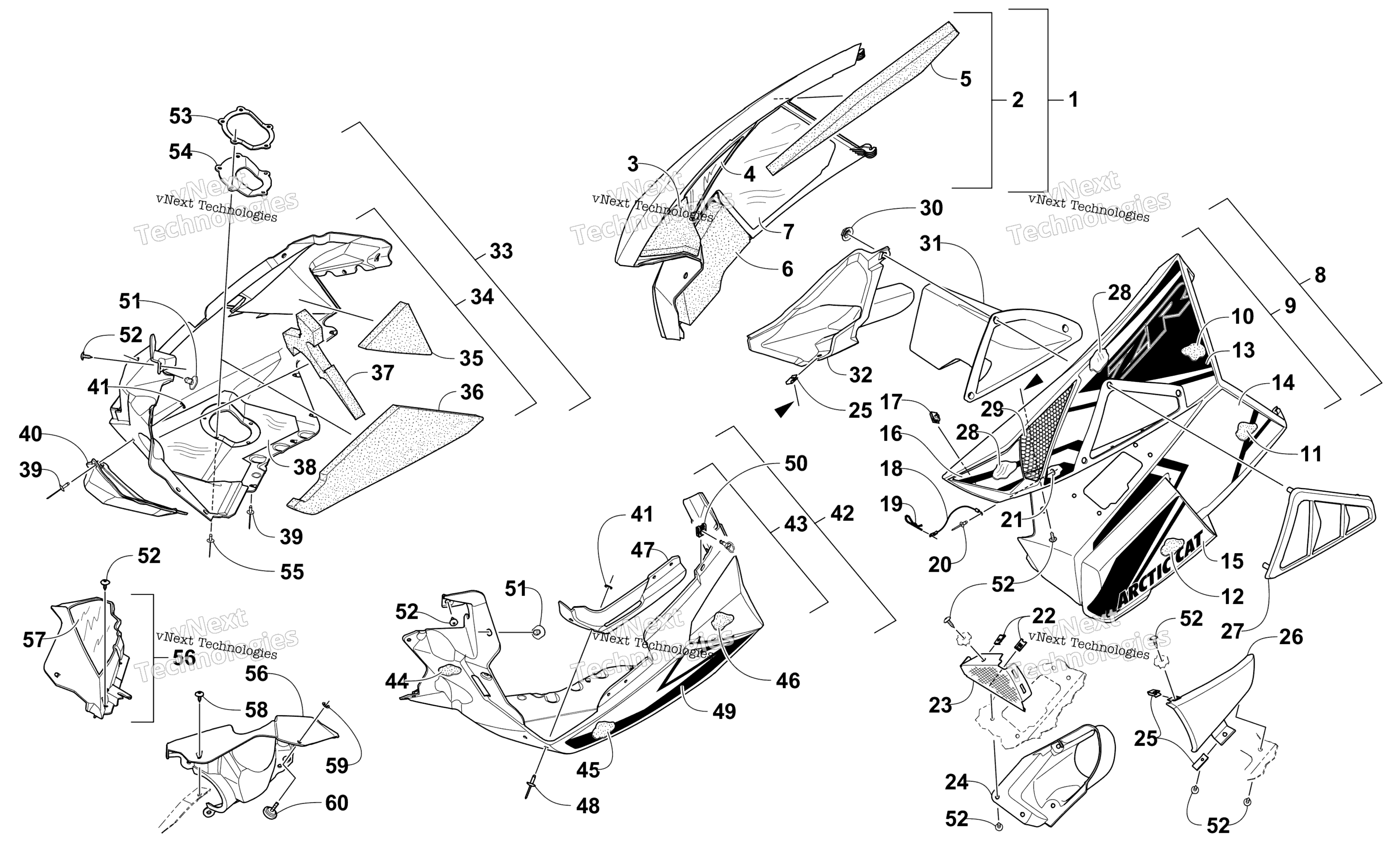 Skid Plate и Side панель узел
