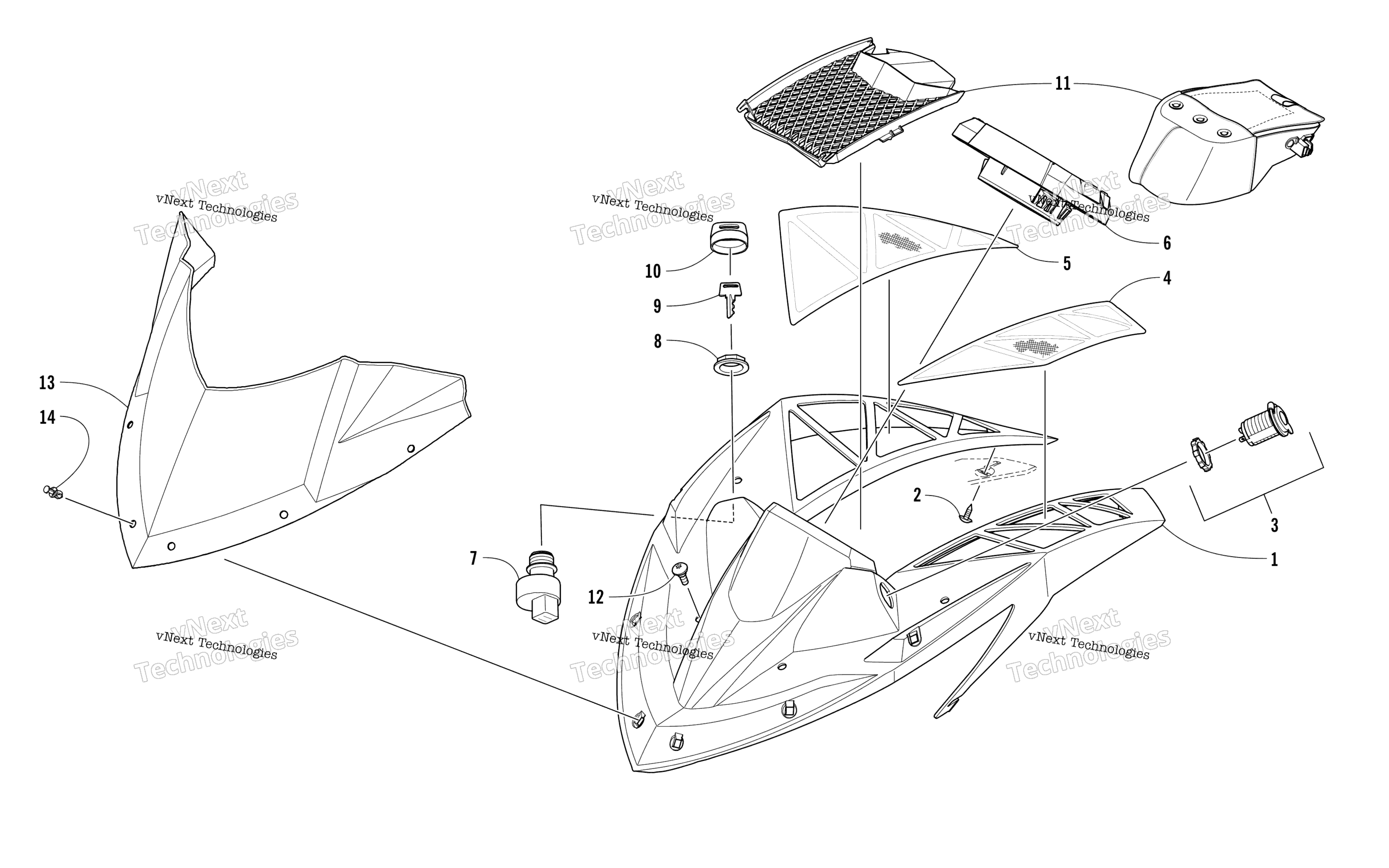 Ветровое стекло And Instruments Assemblies