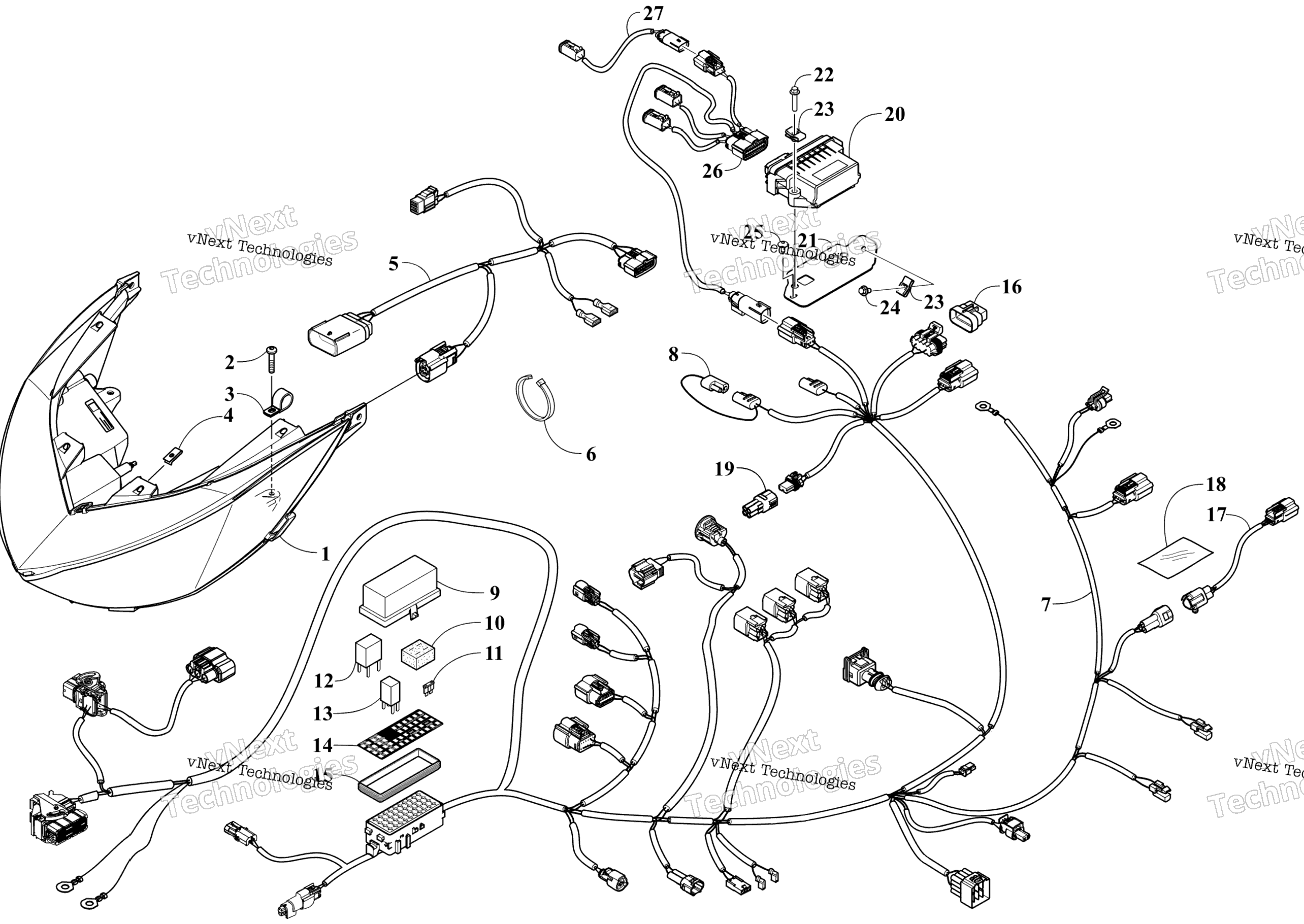 Фара And Wiring Assemblies