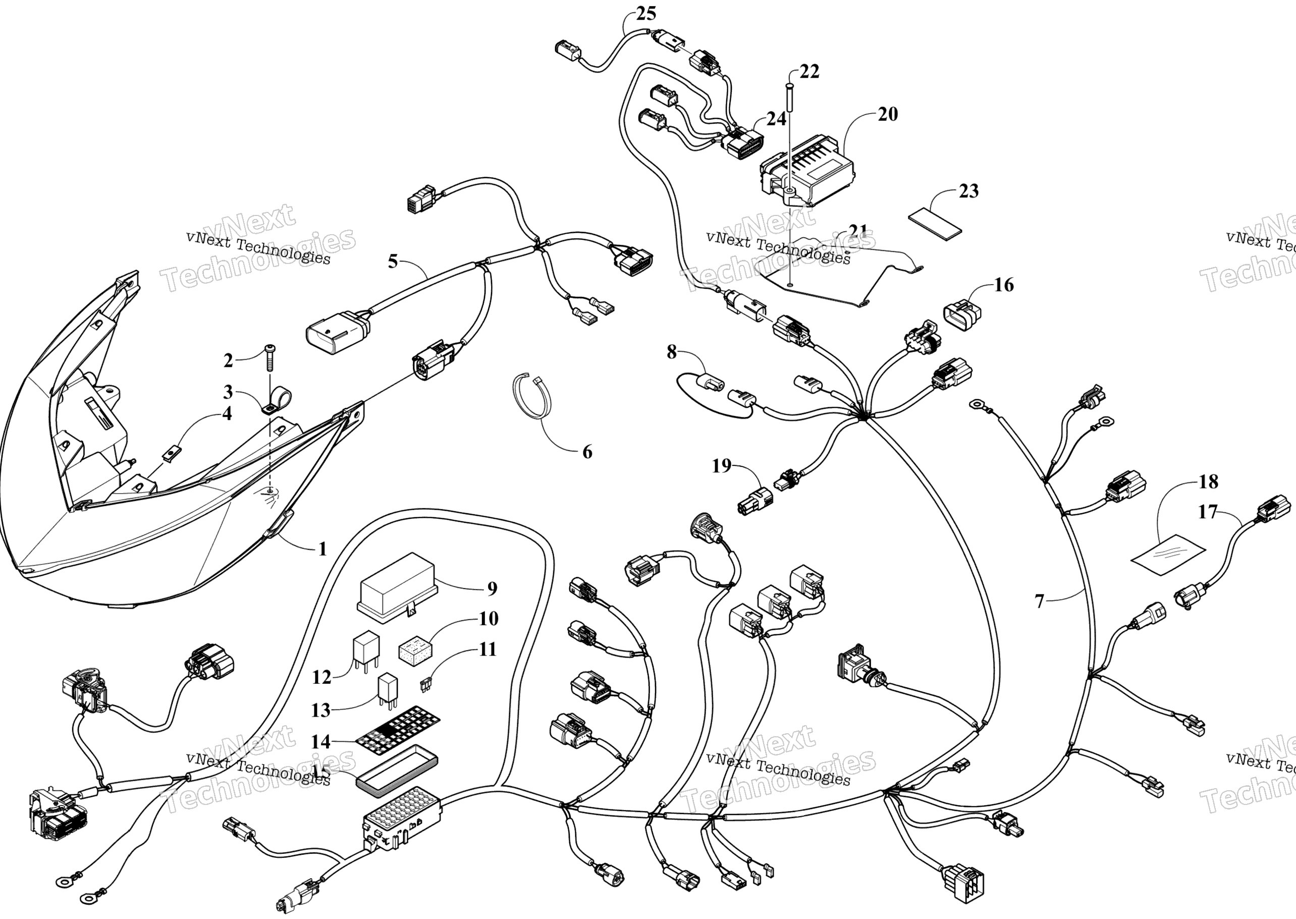 Фара And Wiring Assemblies