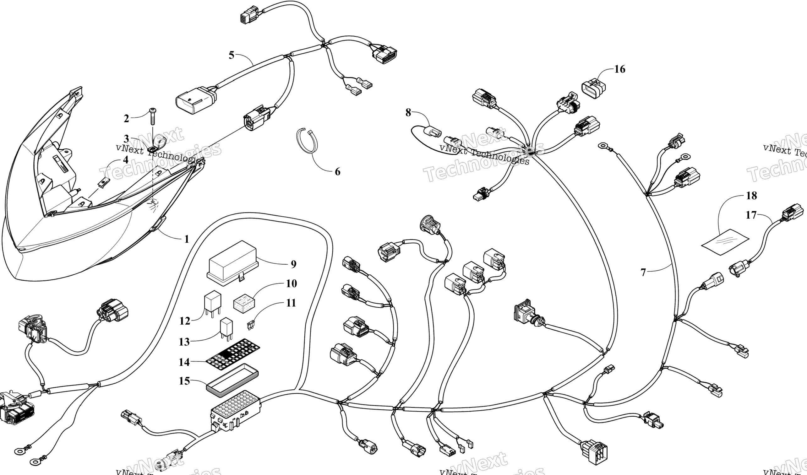 Фара And Wiring Assemblies
