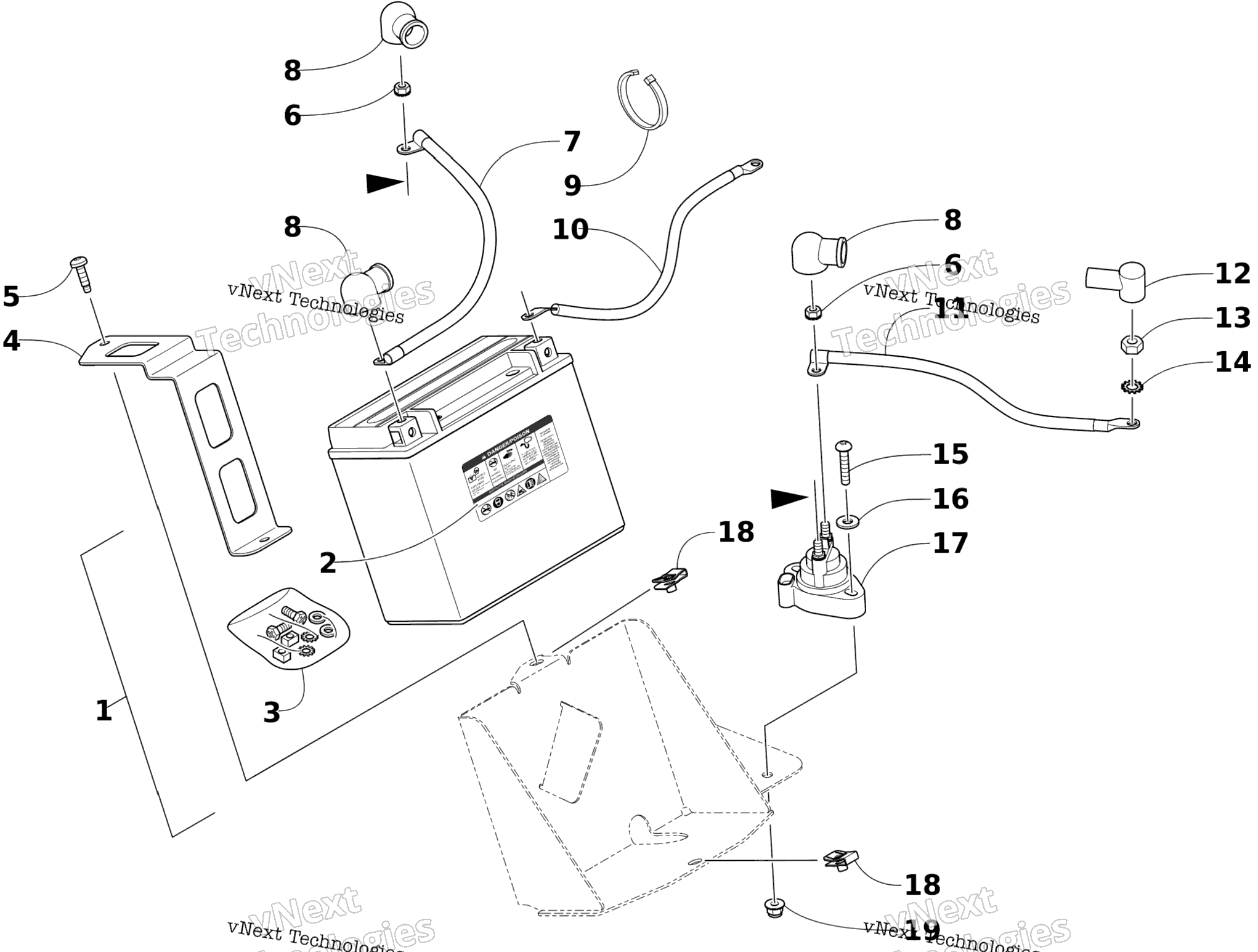Аккумулятор And Tray Assembly