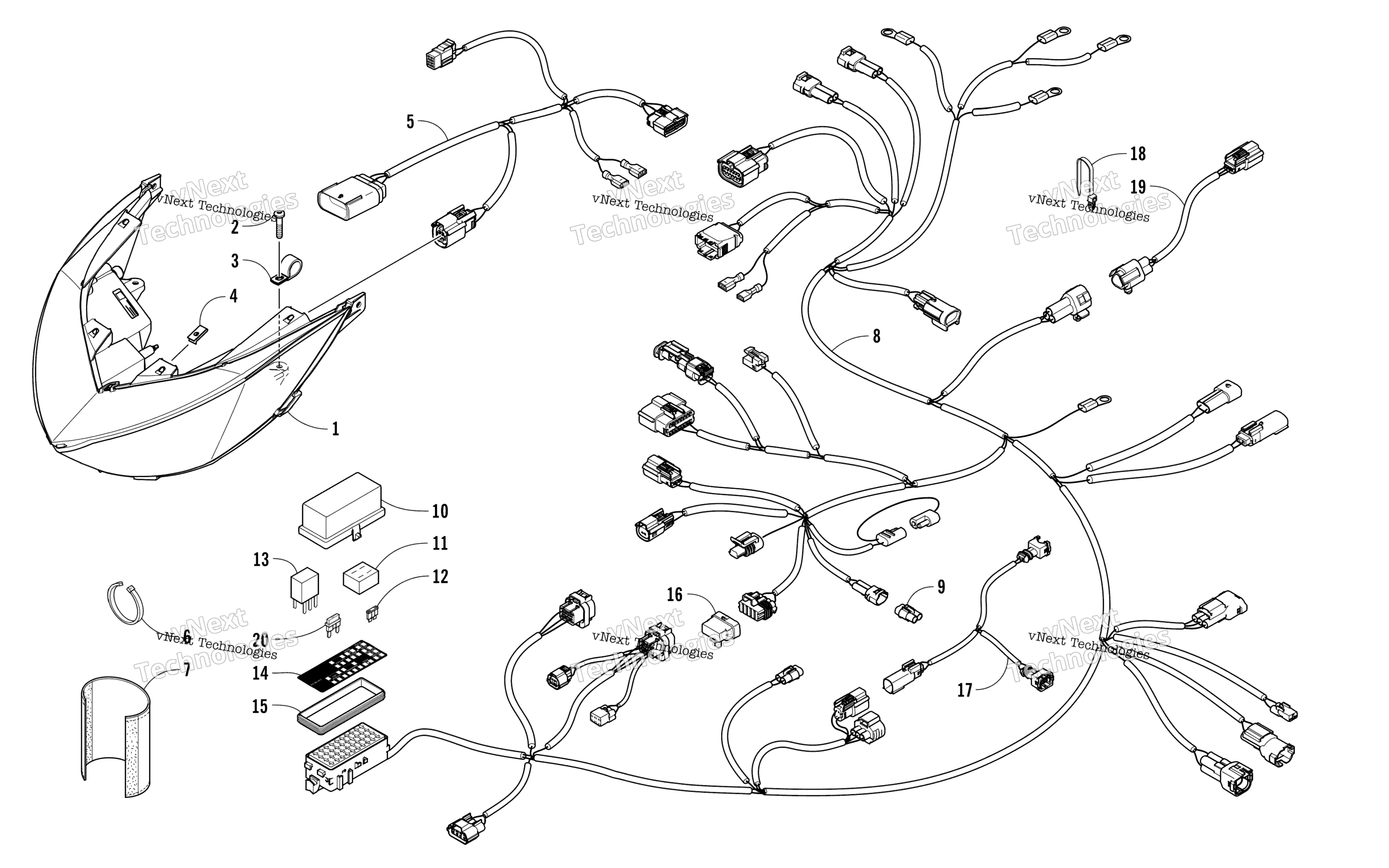 Фара And Wiring Assemblies 105953]