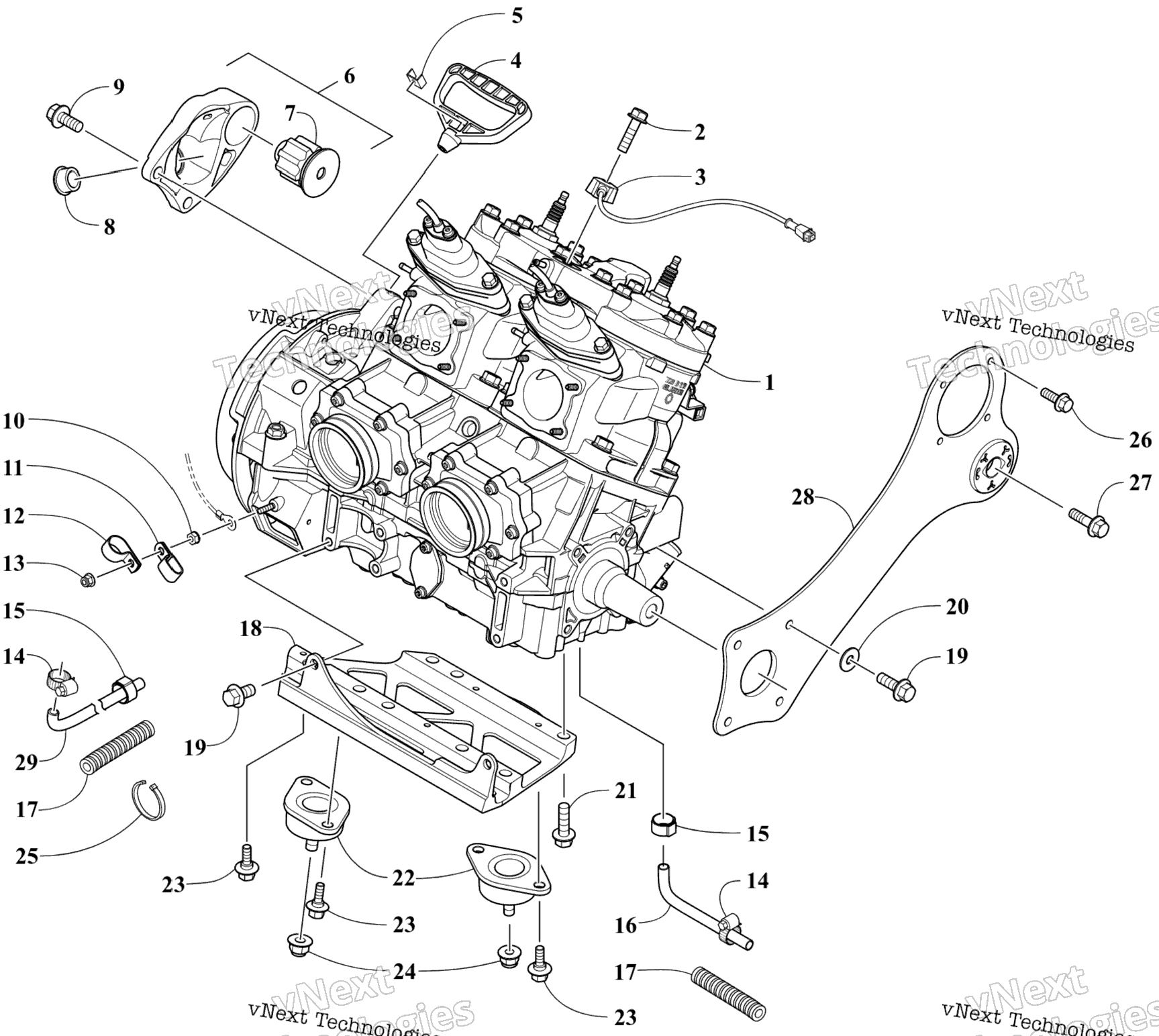 Двигатель And Related Parts