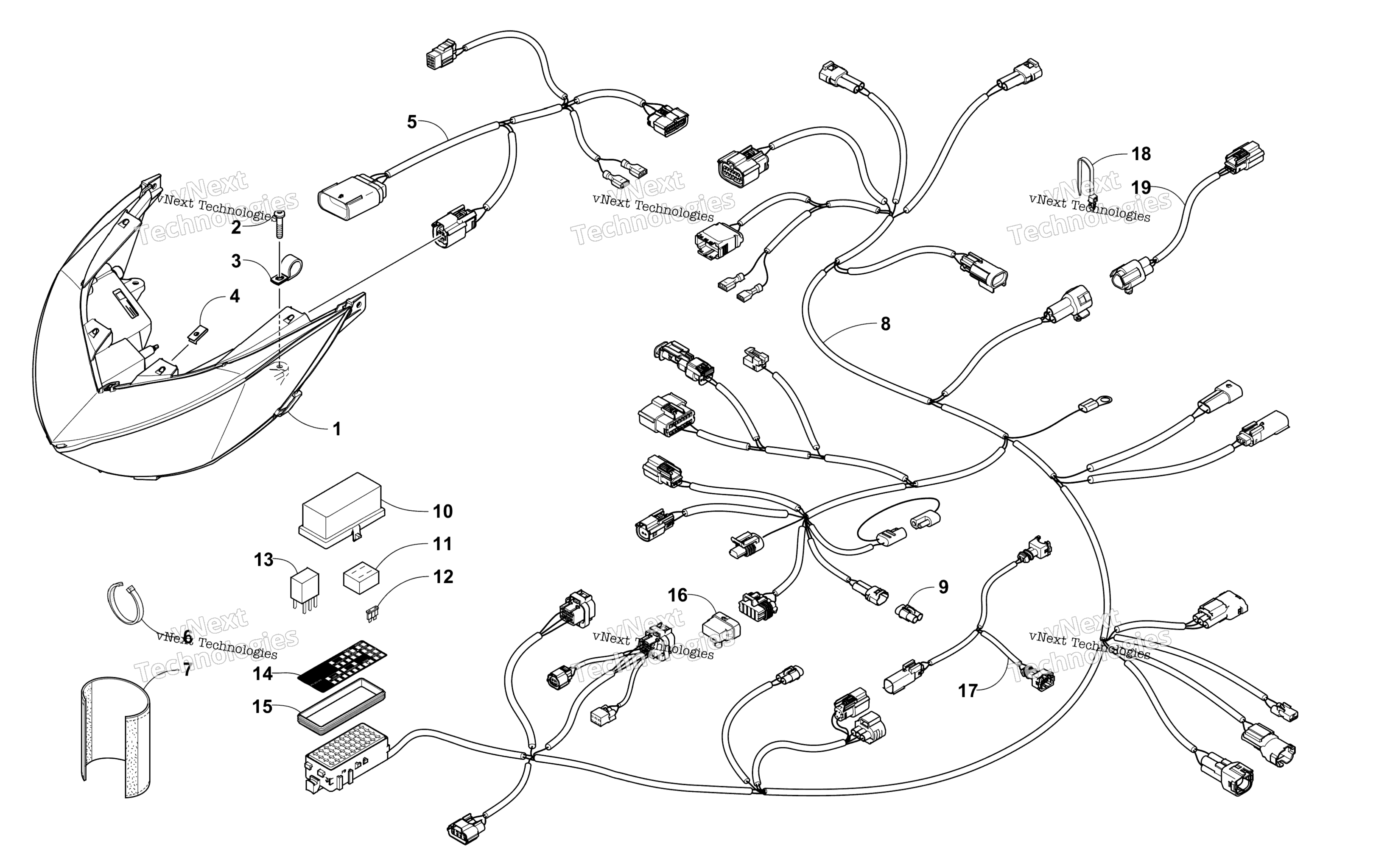 Фара And Wiring Assemblies