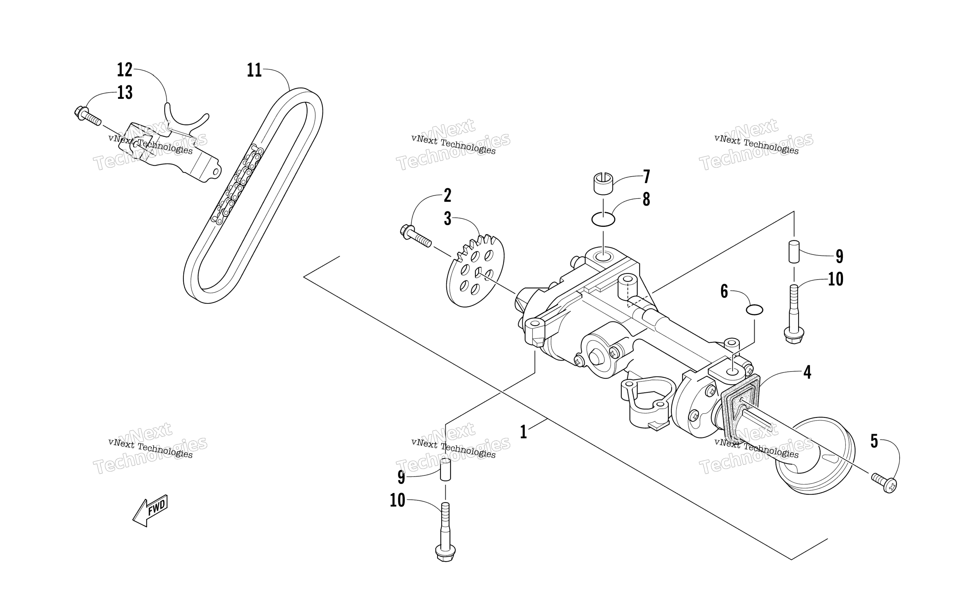 масляный Pump Assembly