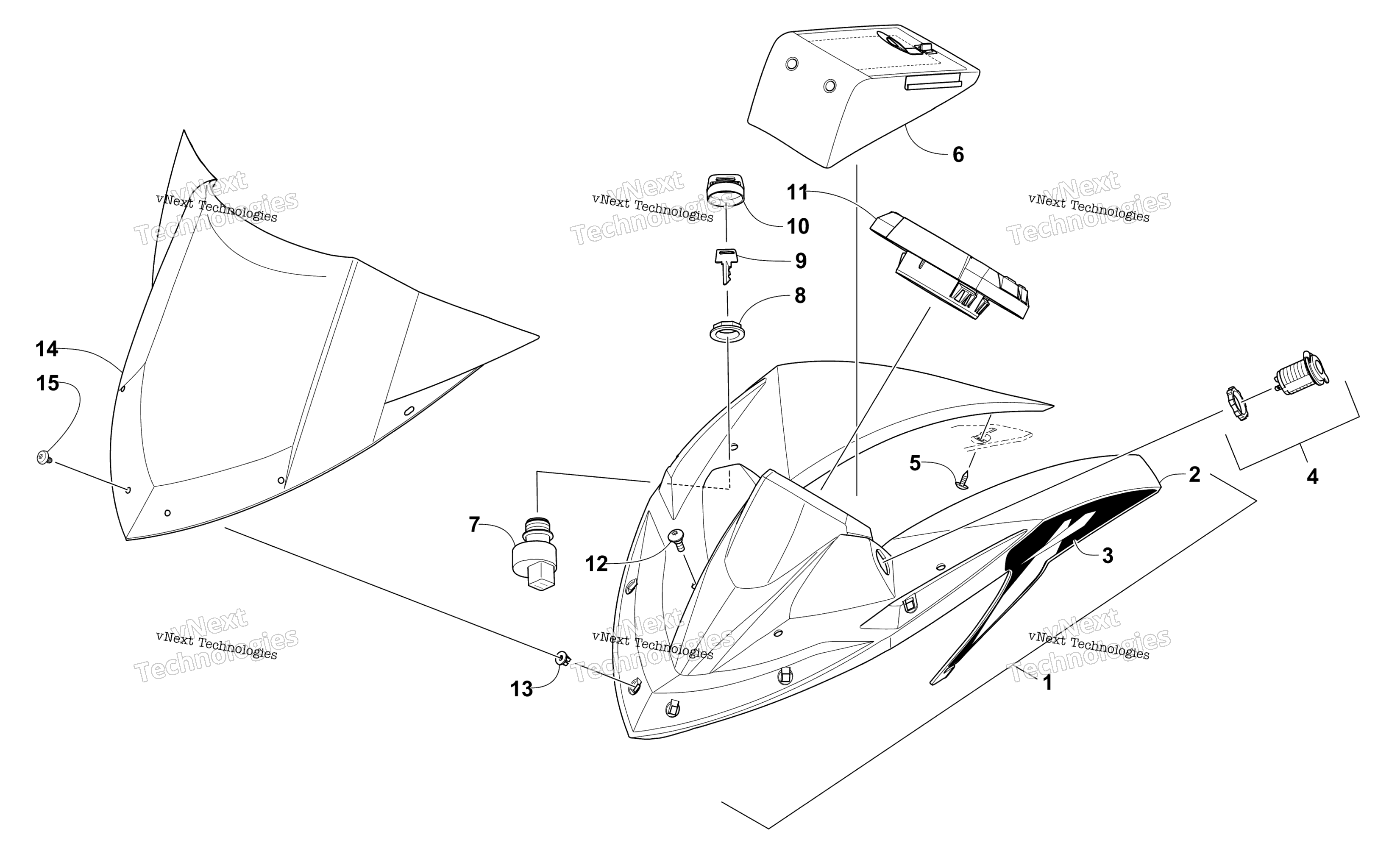 Ветровое стекло And Instruments Assemblies