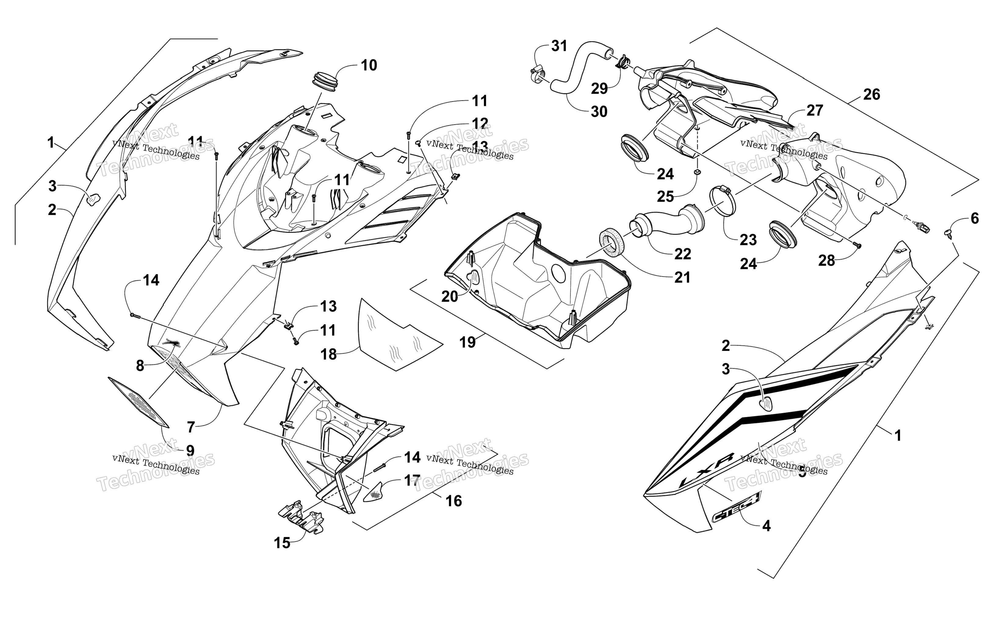 Капот And Air Intake Assembly