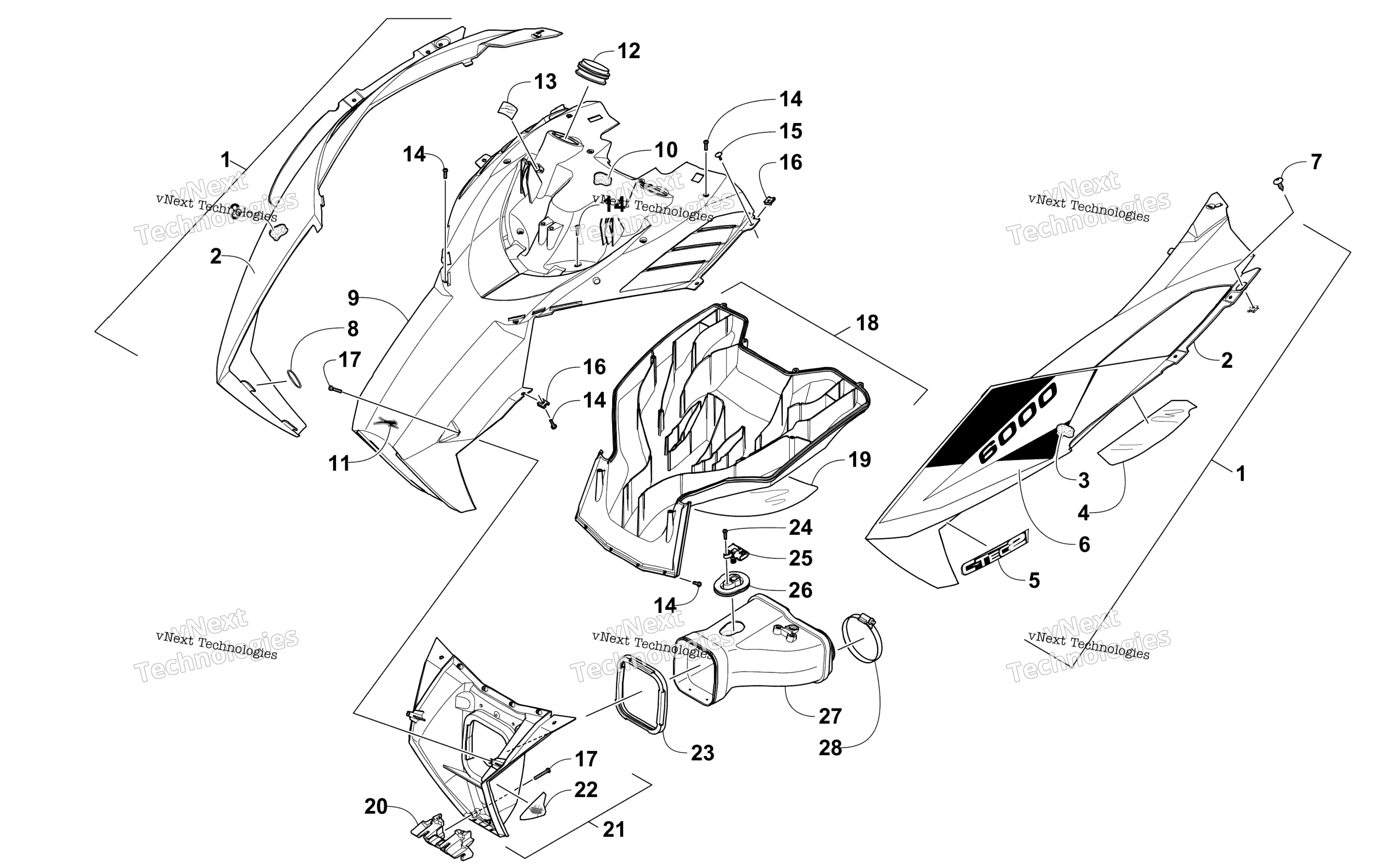 Капот And Air Intake Assembly