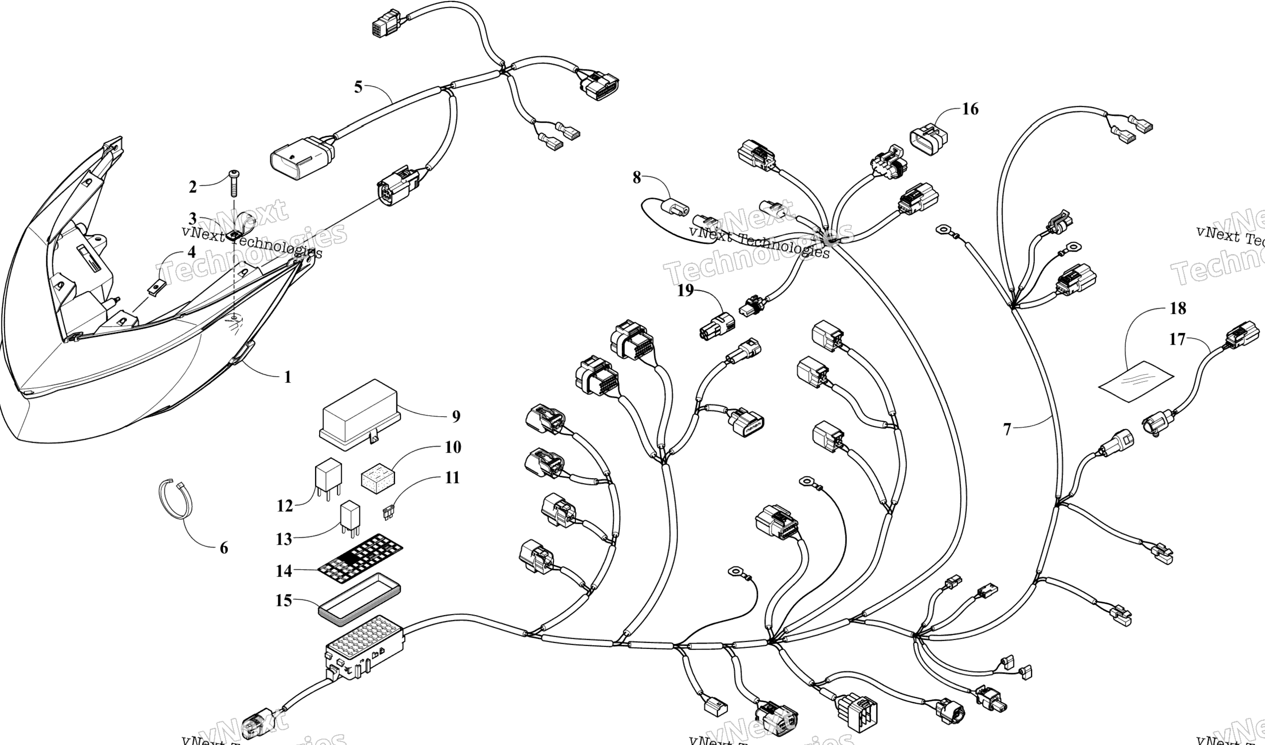 Фара And Wiring Assemblies