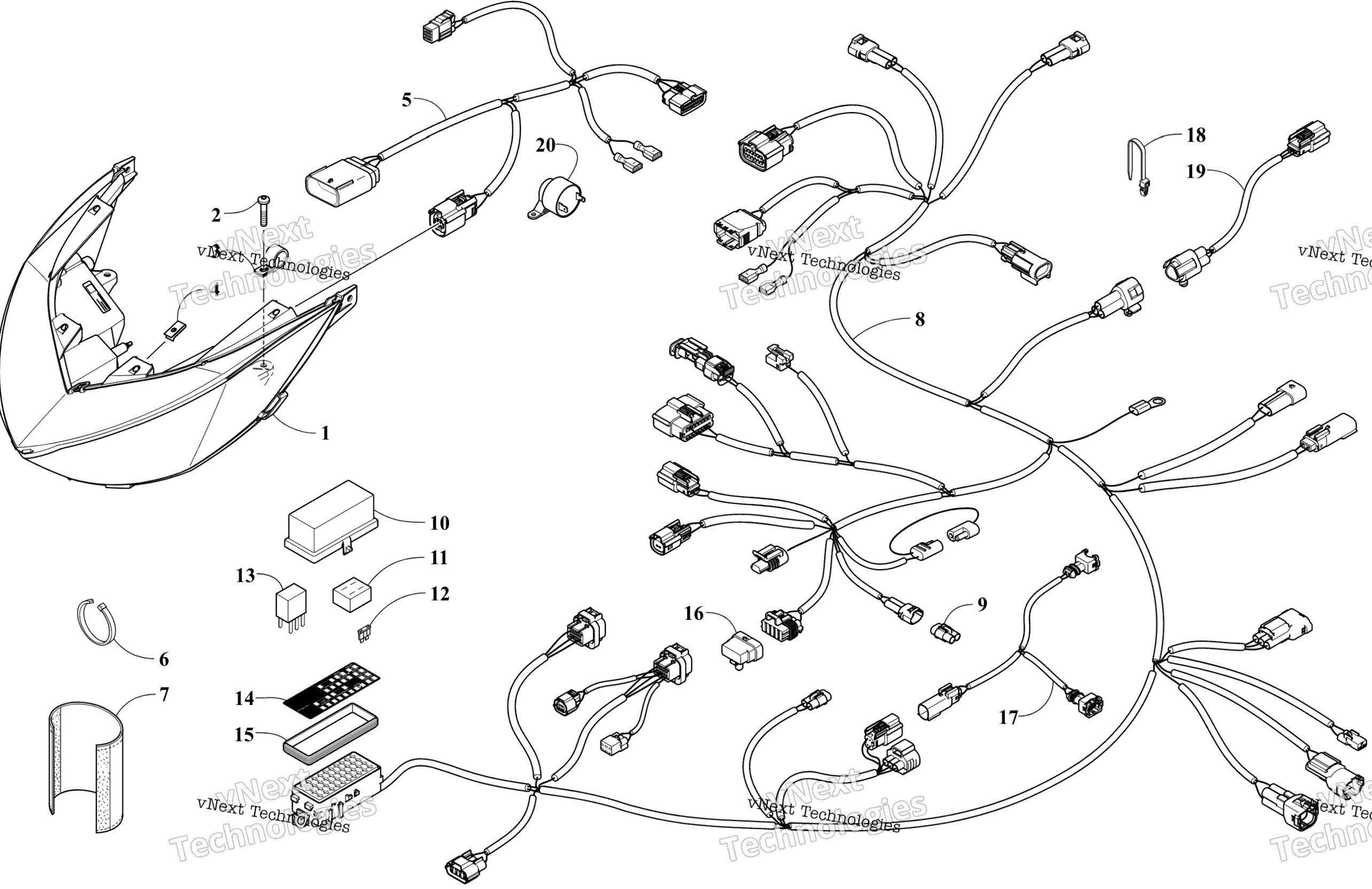 Фара And Wiring Assemblies