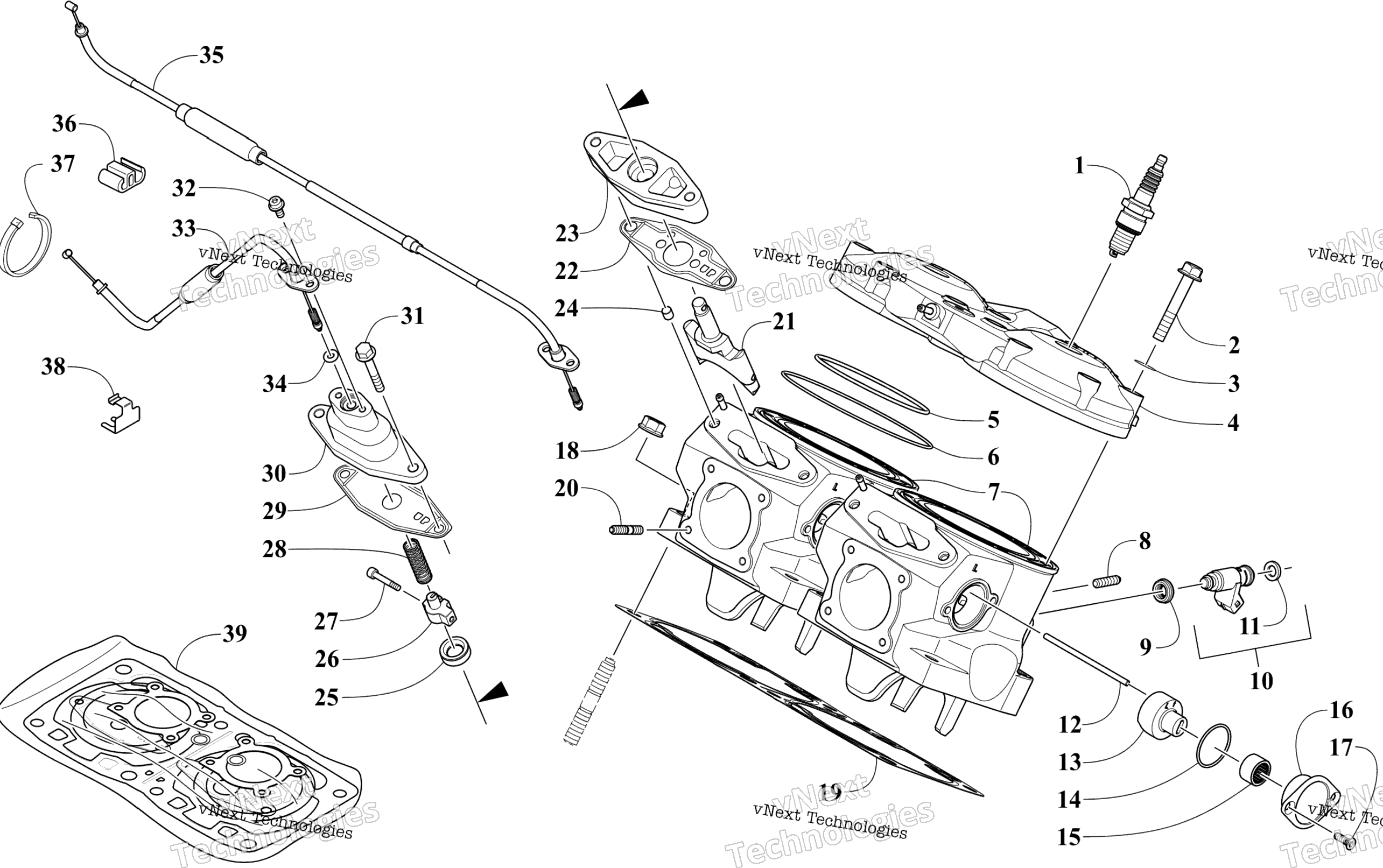 Цилиндр And Head Assembly