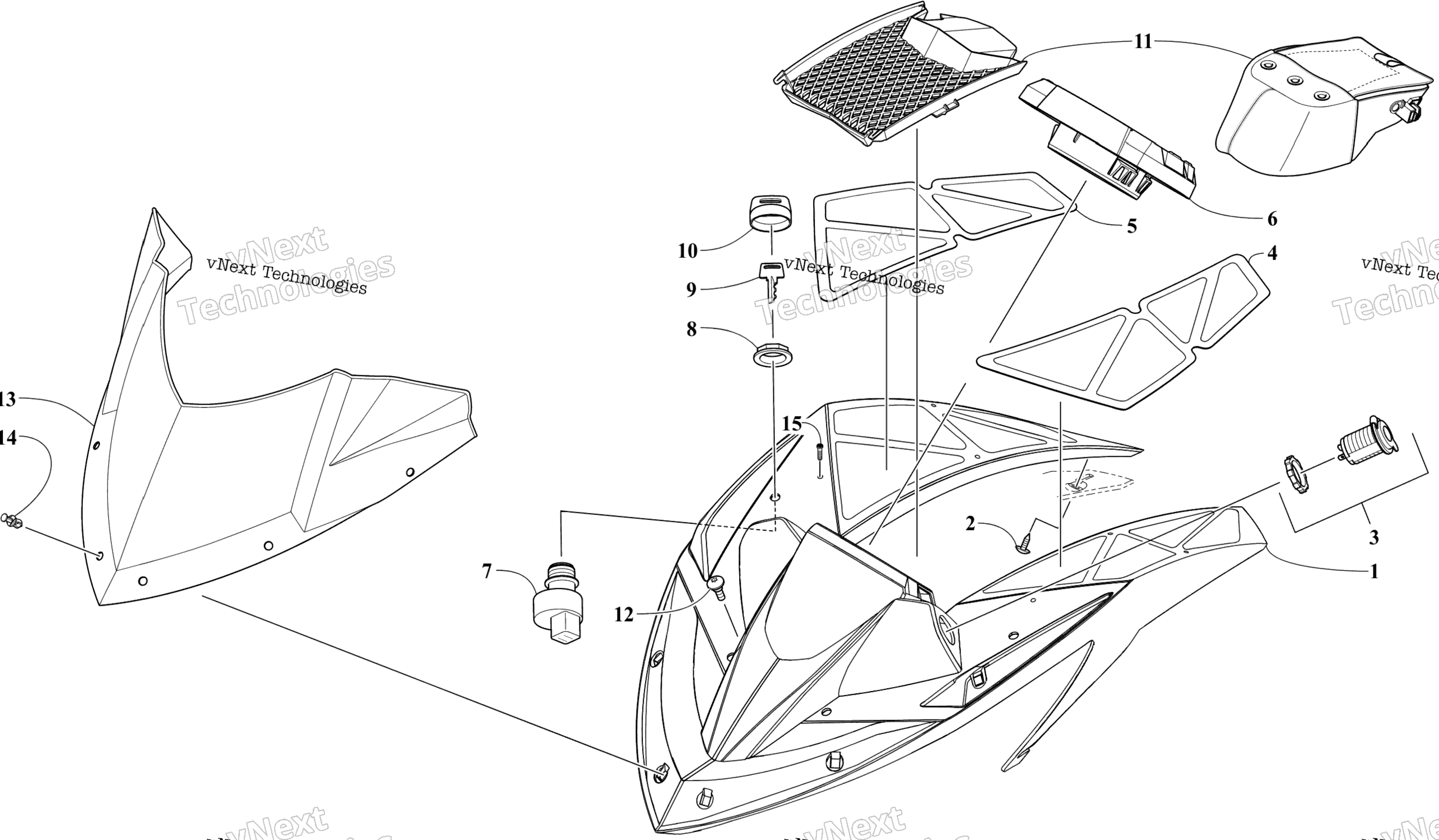 Ветровое стекло And Instruments Assemblies