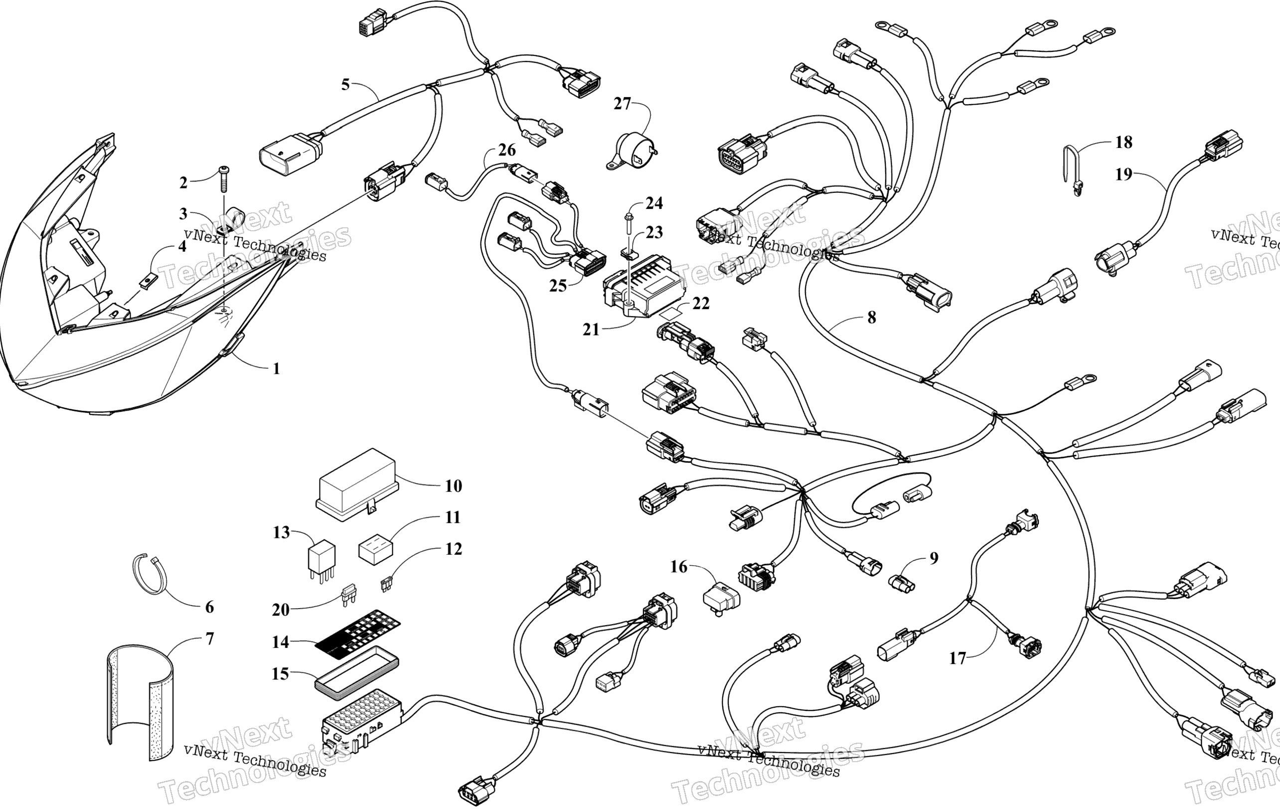 Фара And Wiring Assemblies