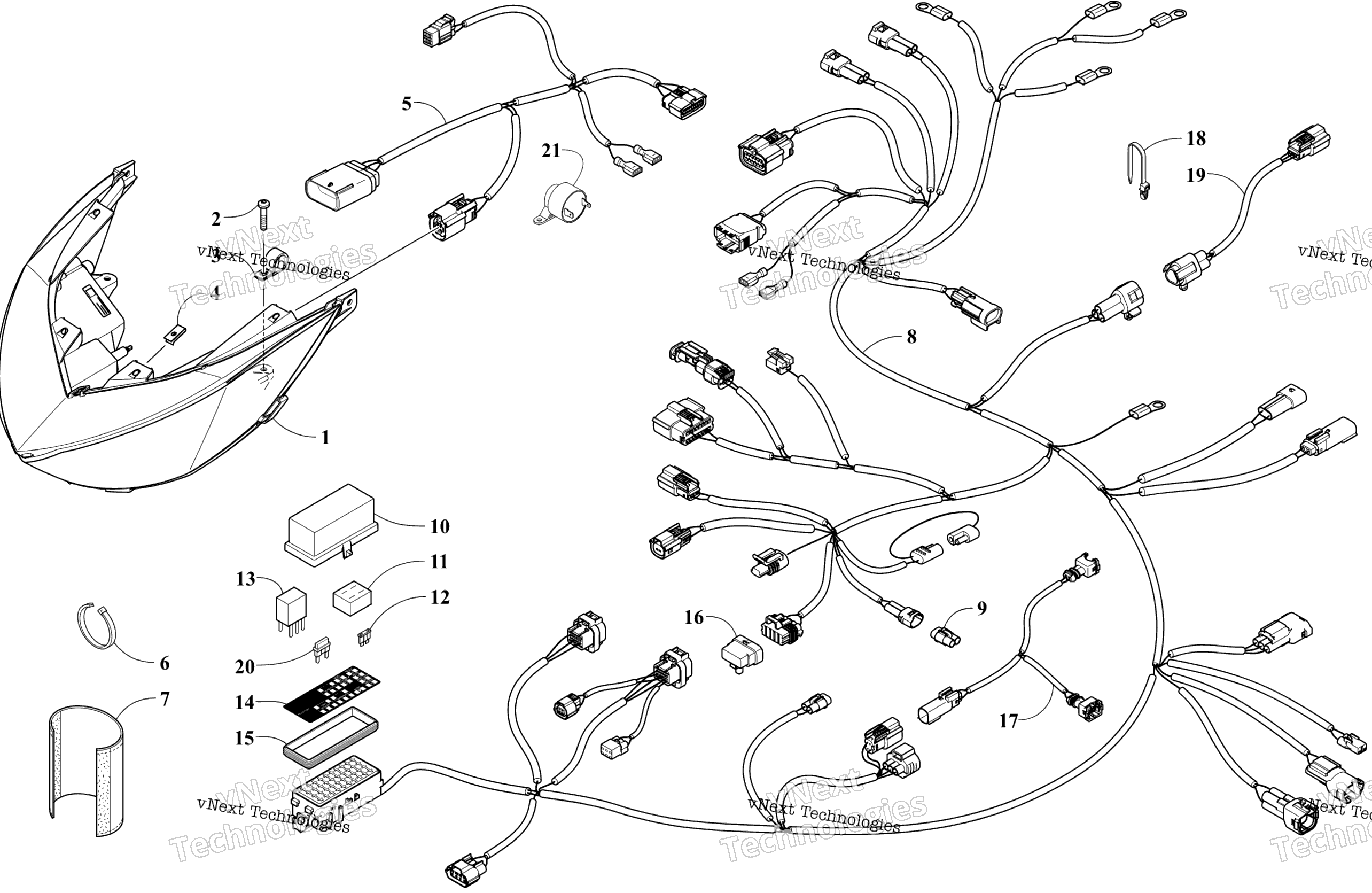 Фара And Wiring Assemblies