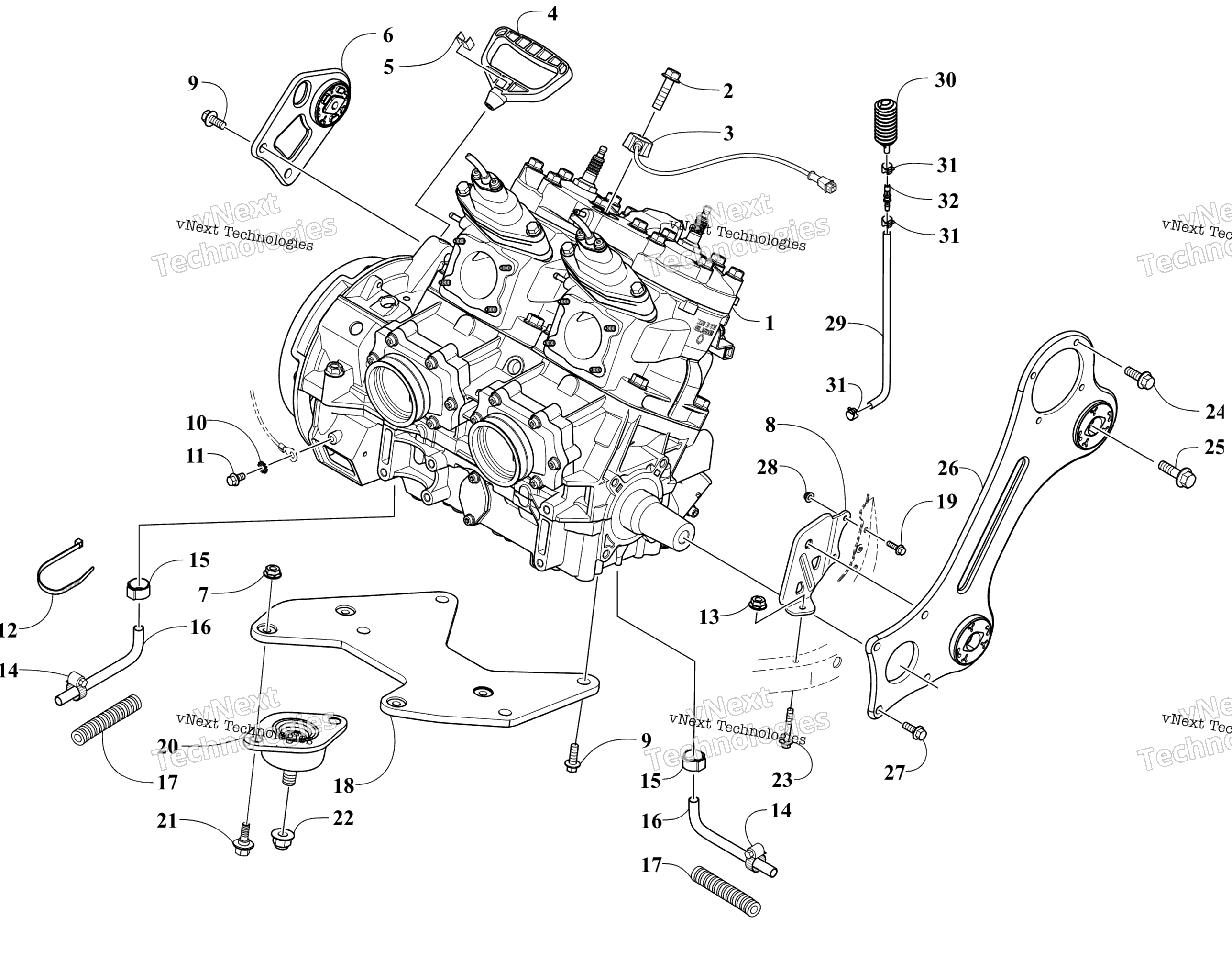 Двигатель And Related Parts