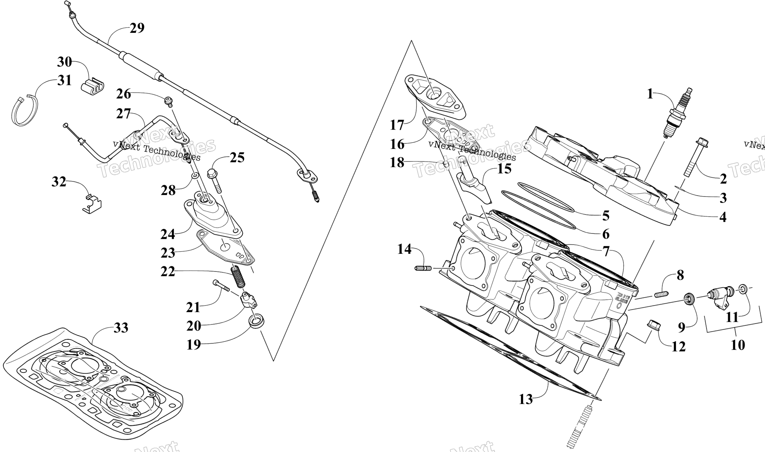 Цилиндр And Head Assembly