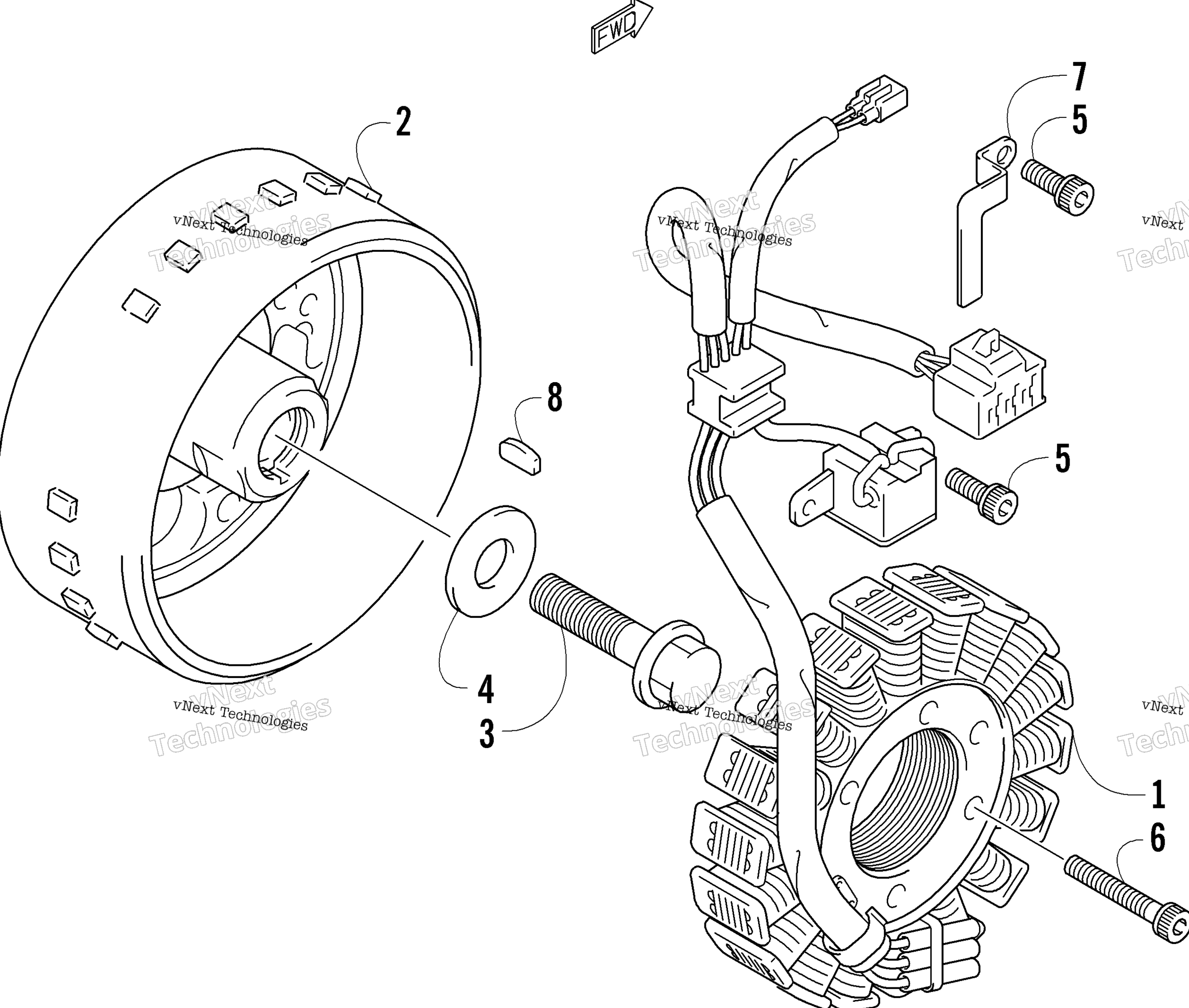 Магнето Assembly