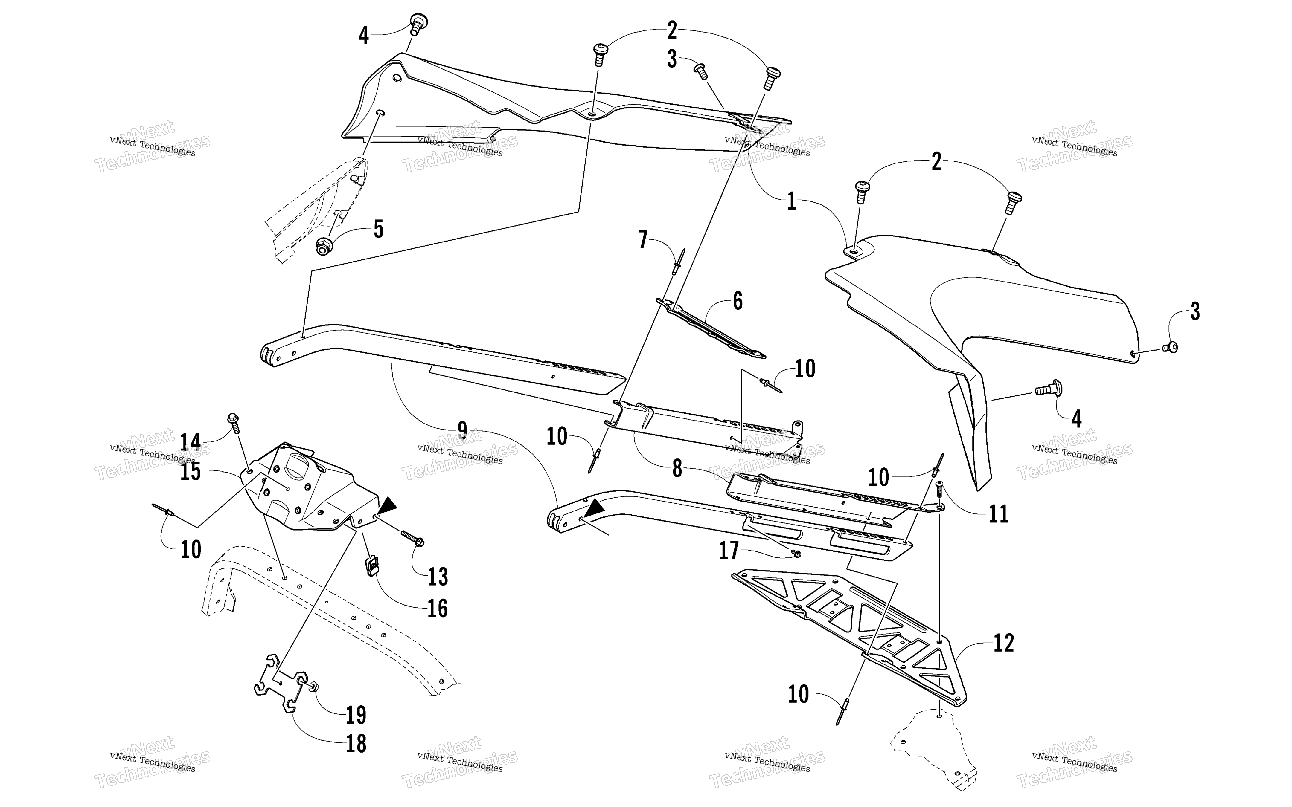 Сиденье Support Assembly