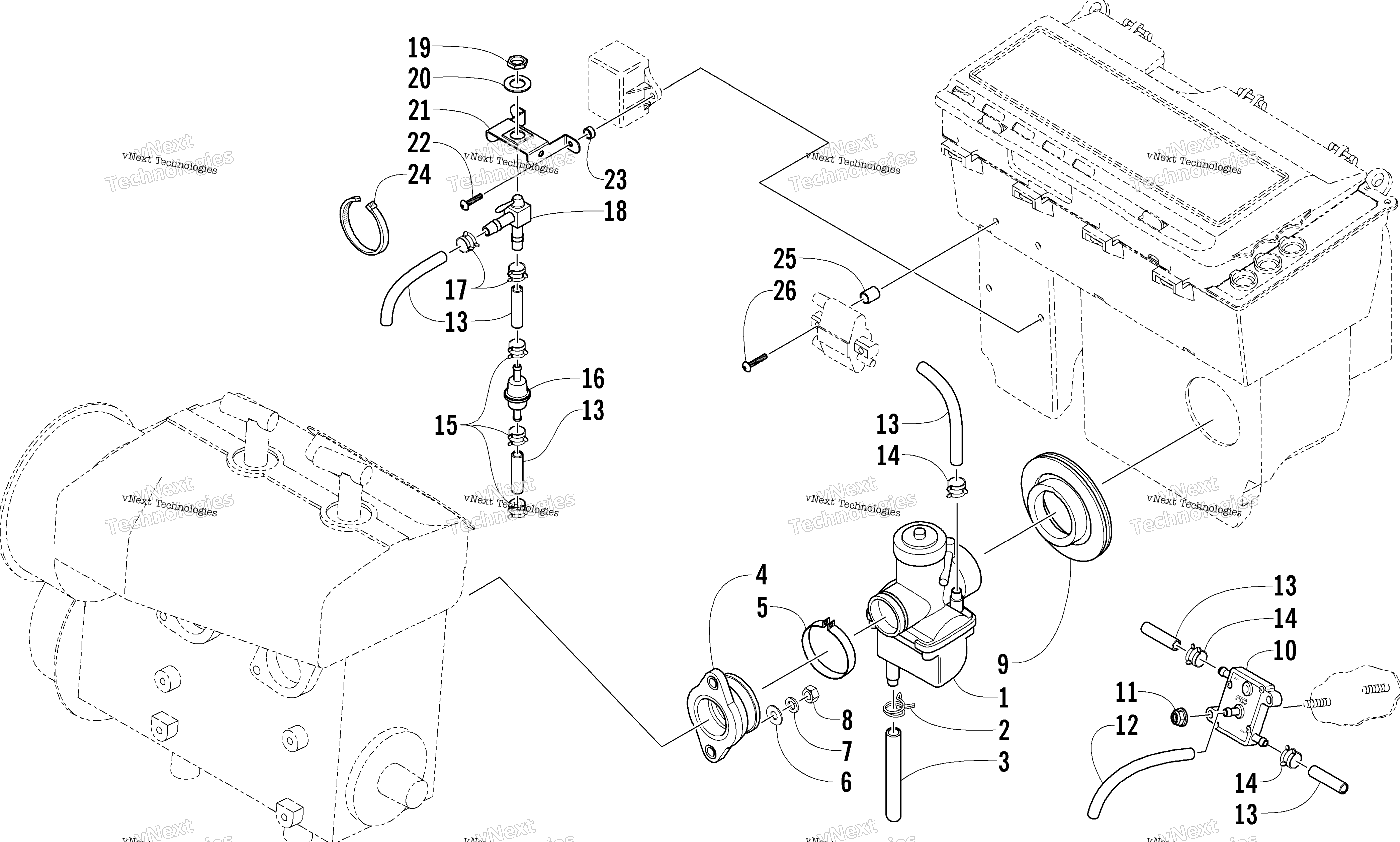 Карбюратор And Fuel Pump Assembly
