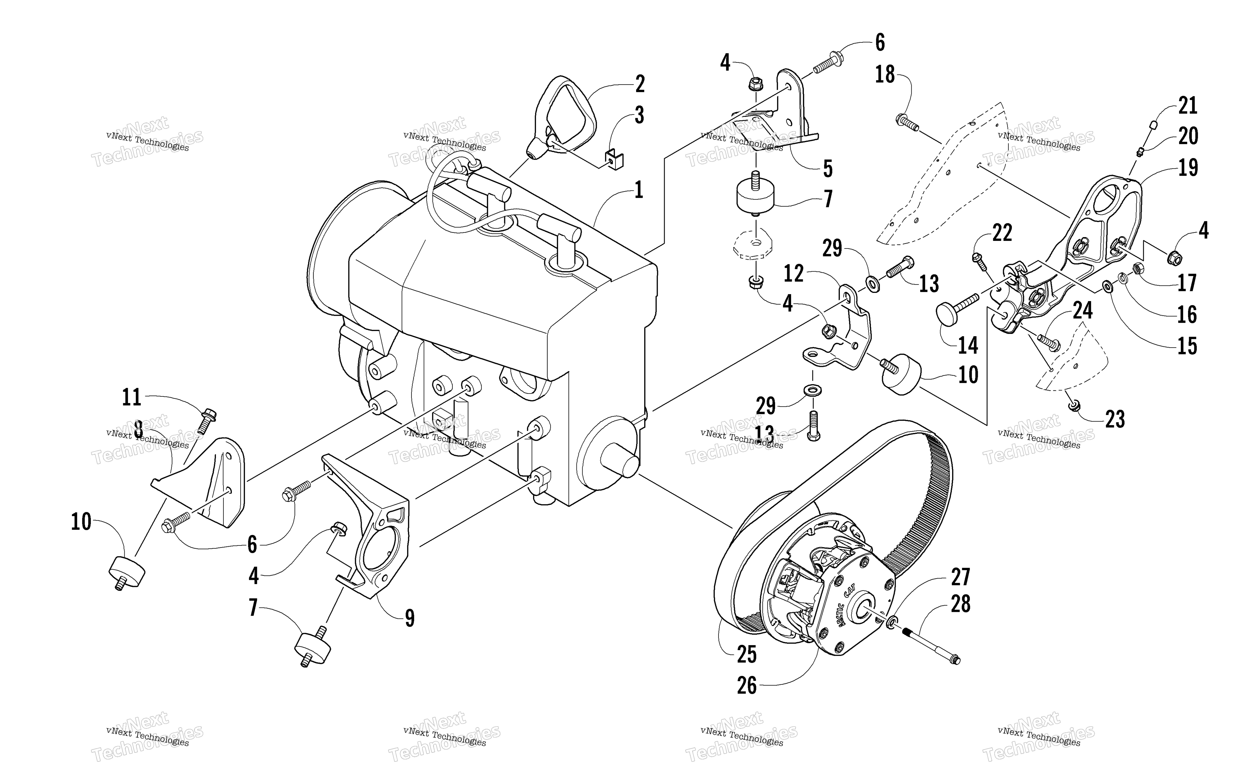 Двигатель And Related Parts