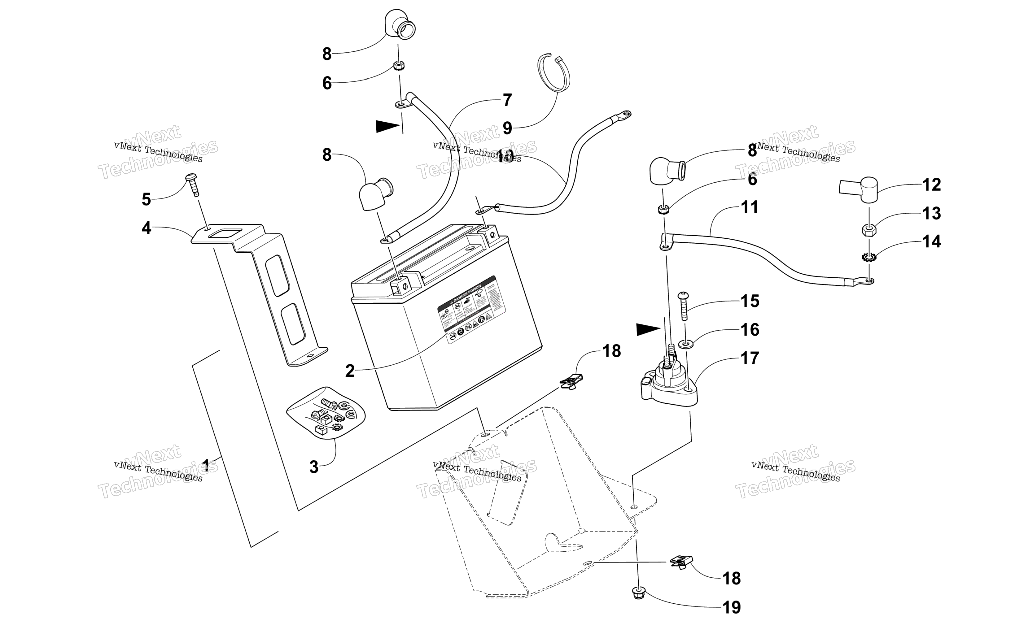 Аккумулятор And Tray Assembly