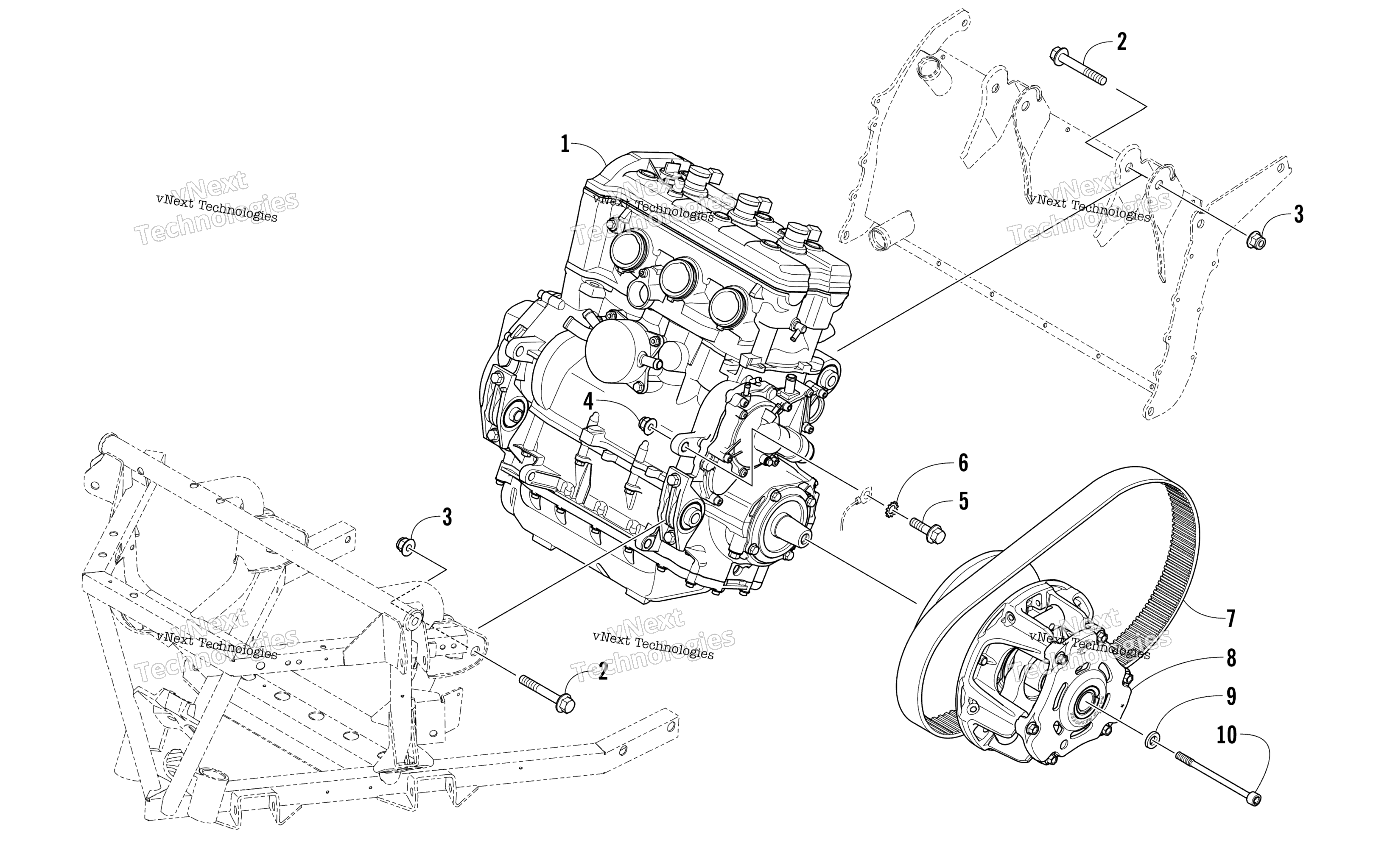 Двигатель And Related Parts
