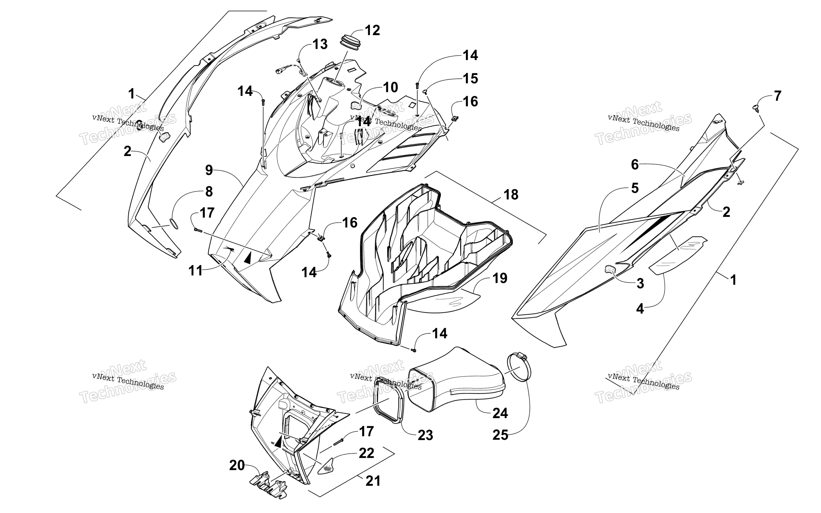 Капот And Air Intake Assembly