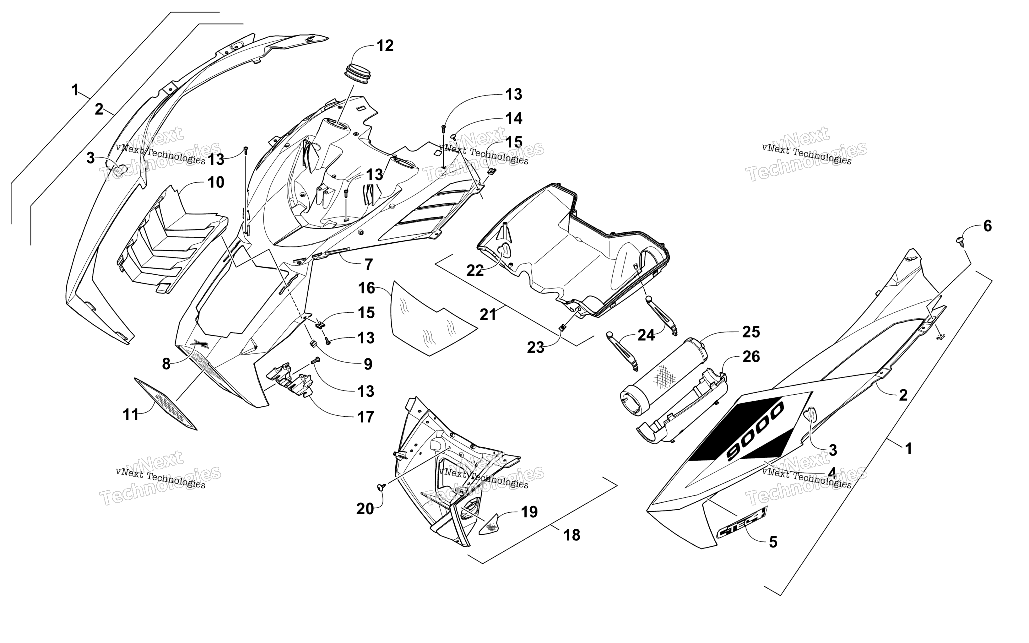 Капот And Air Intake Assembly