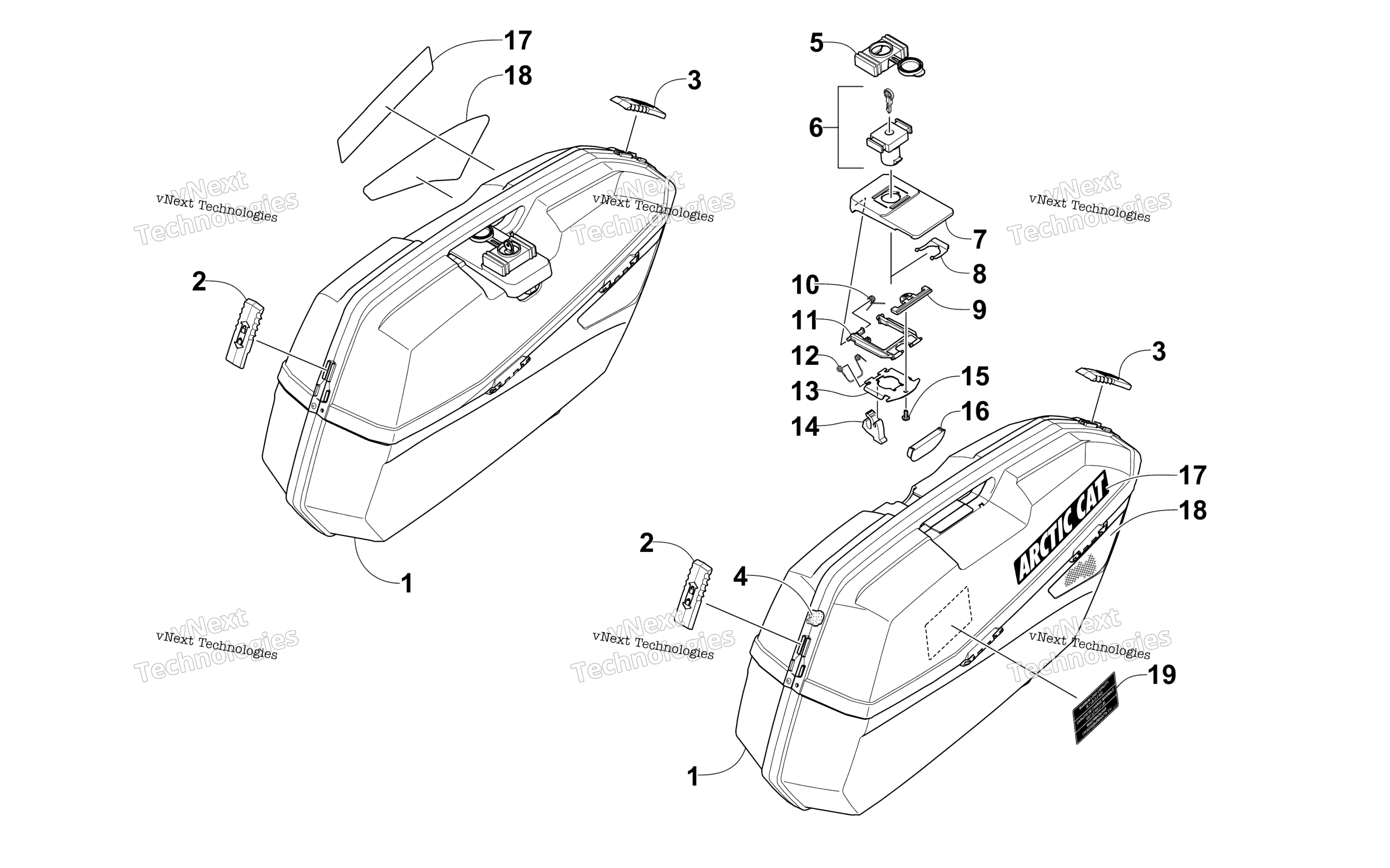 Saddlebag узел