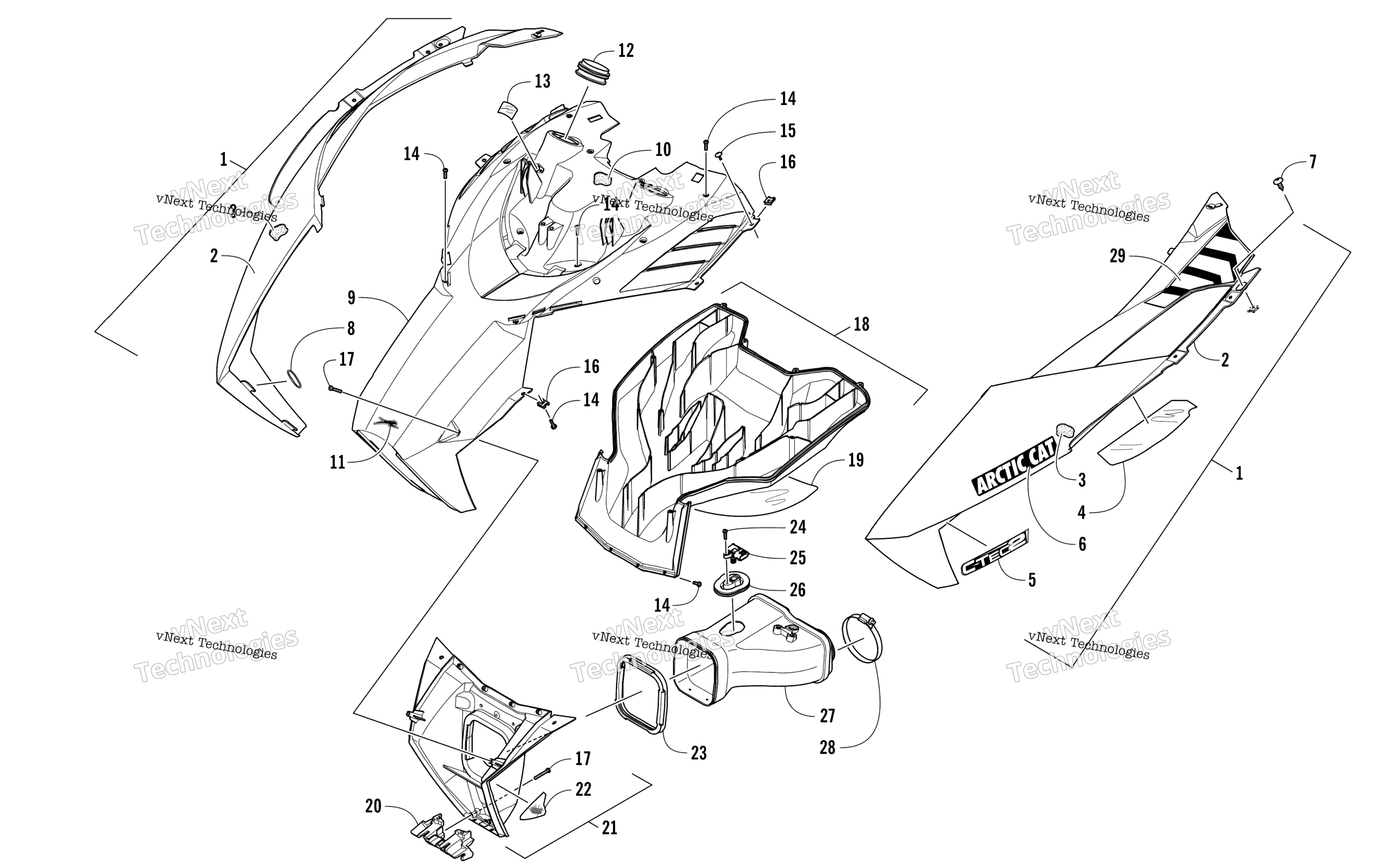 Капот And Air Intake Assembly