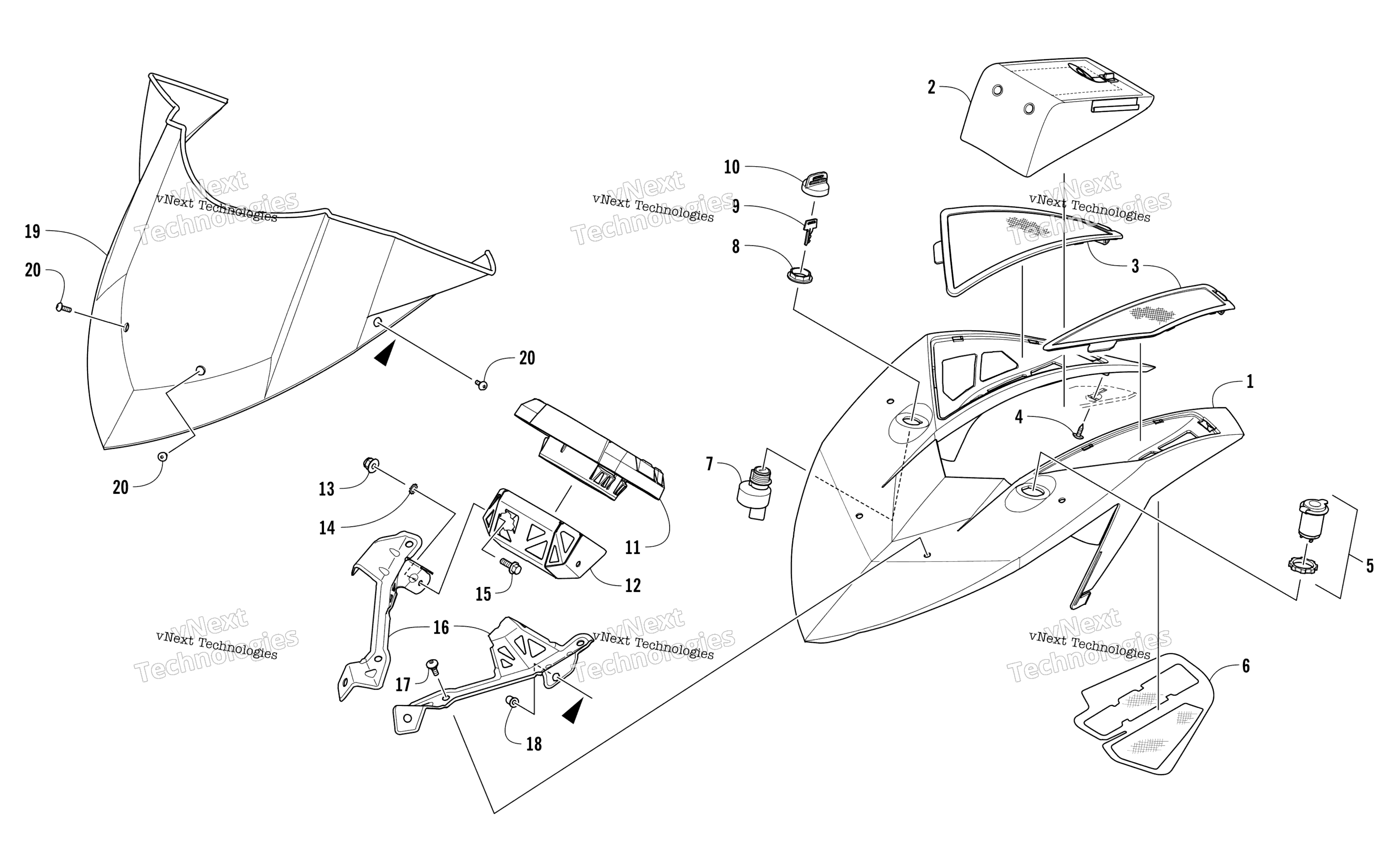 Ветровое стекло And Instruments Assemblies