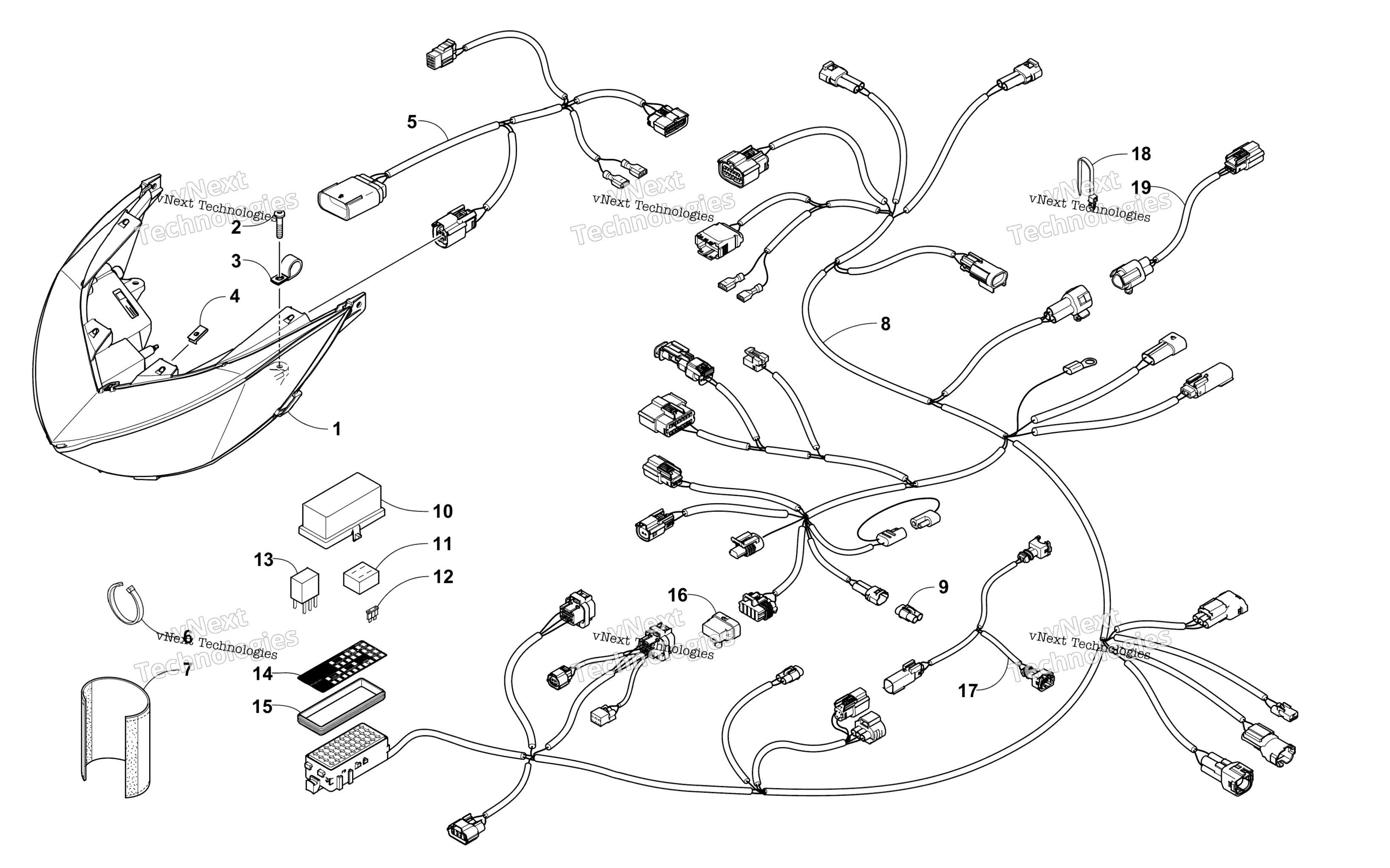 Фара And Wiring Assemblies
