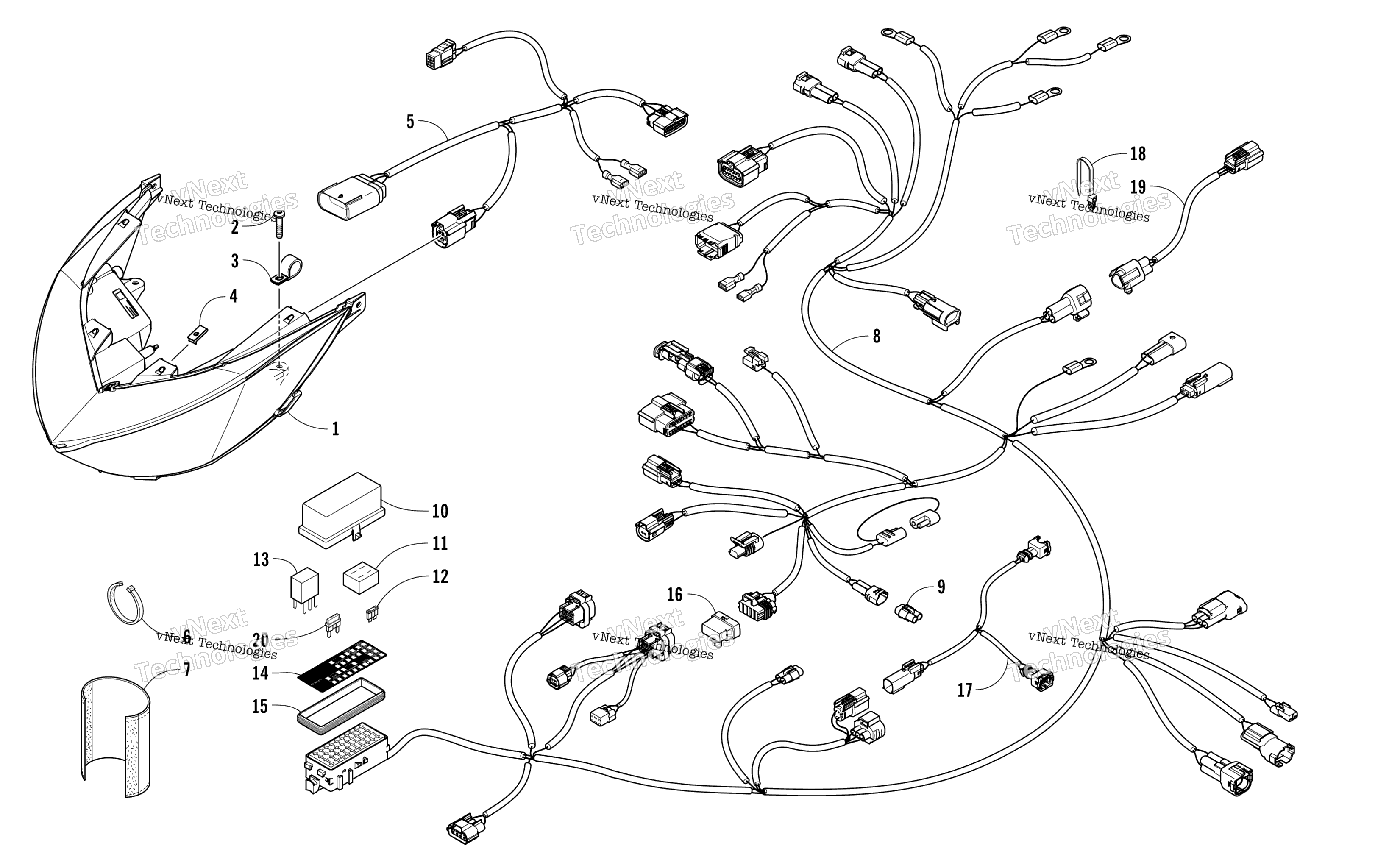 Фара And Wiring Assemblies