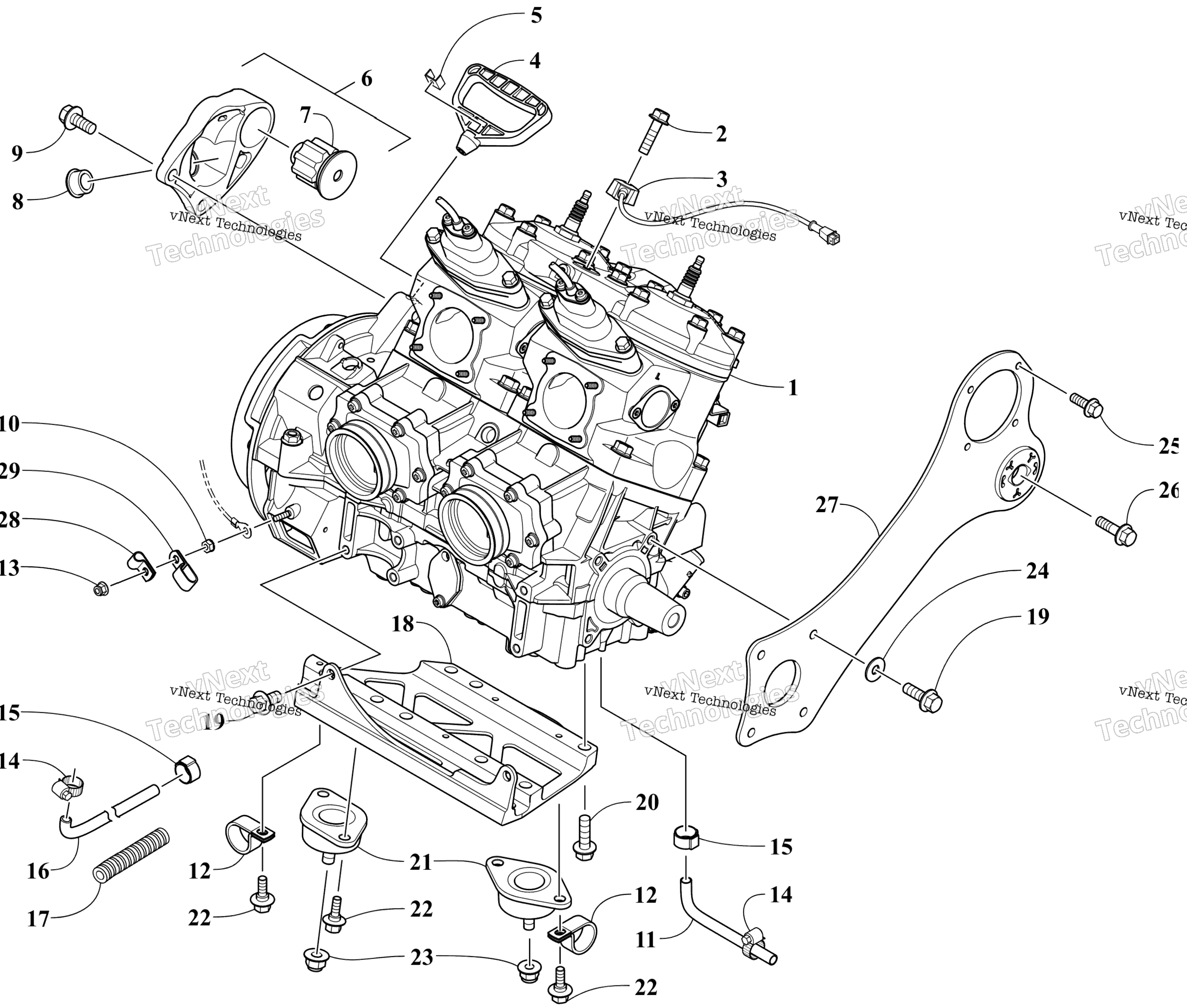 Двигатель And Related Parts