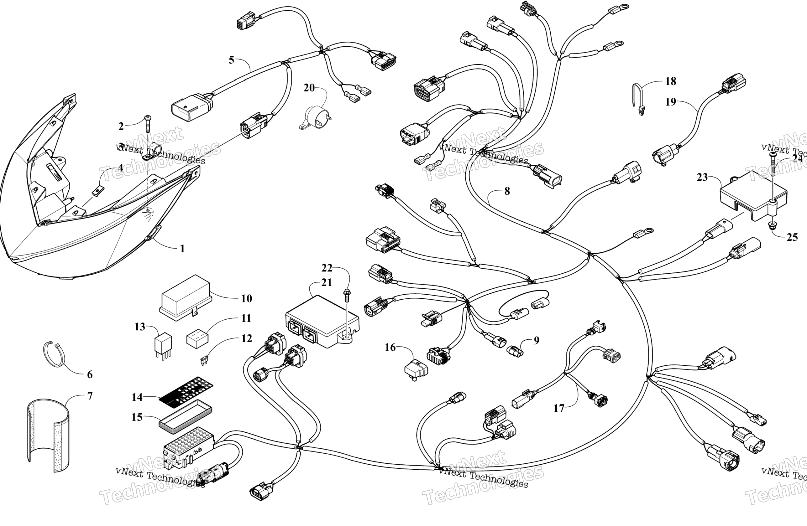Фара And Wiring Assemblies