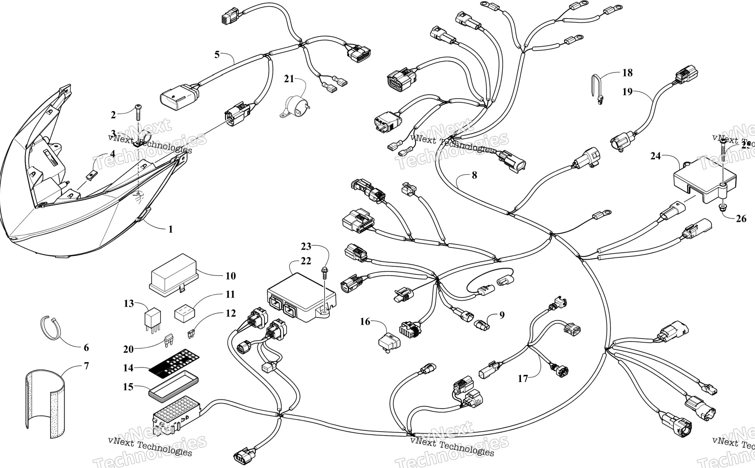 Фара And Wiring Assemblies