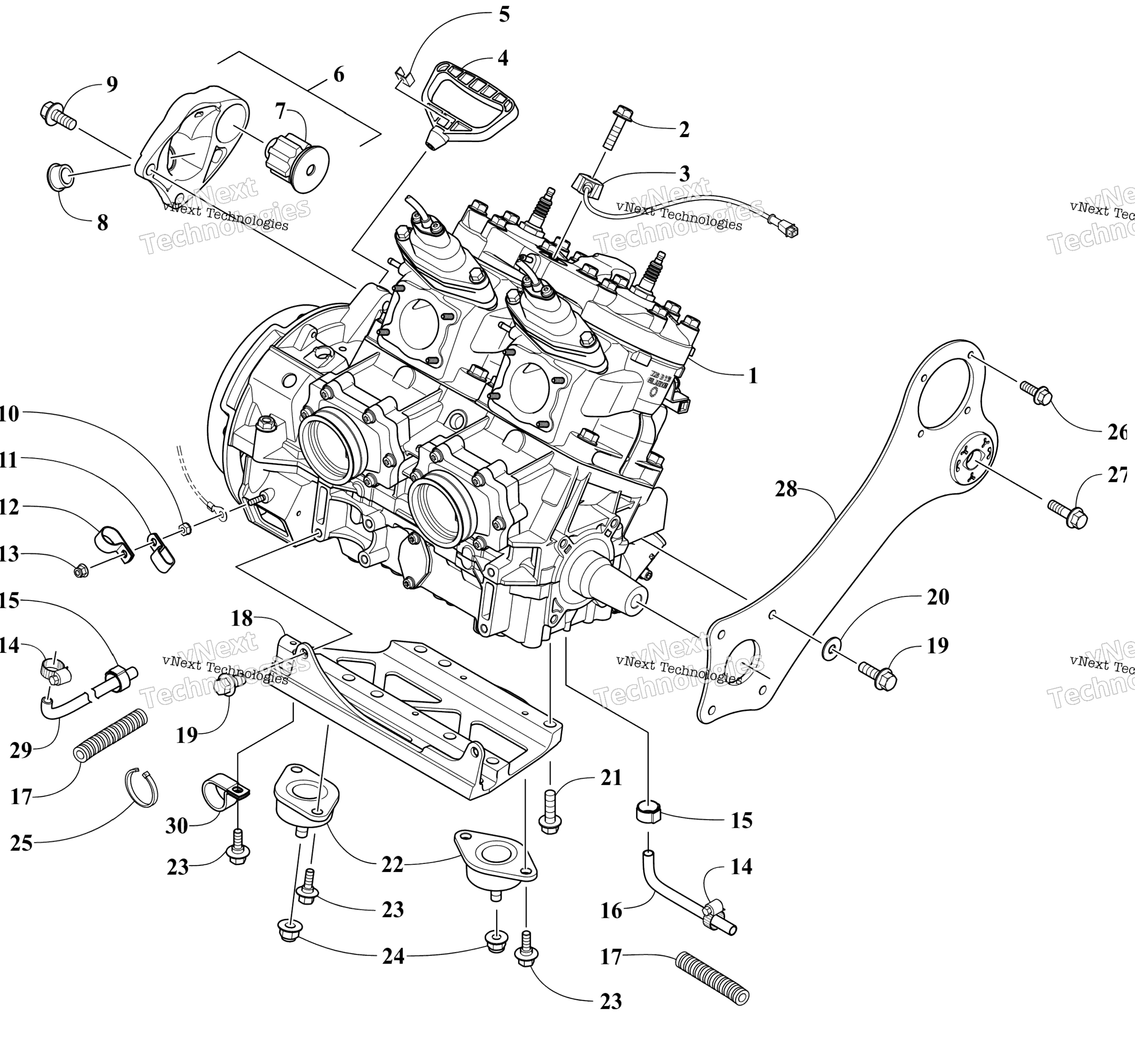 Двигатель And Related Parts