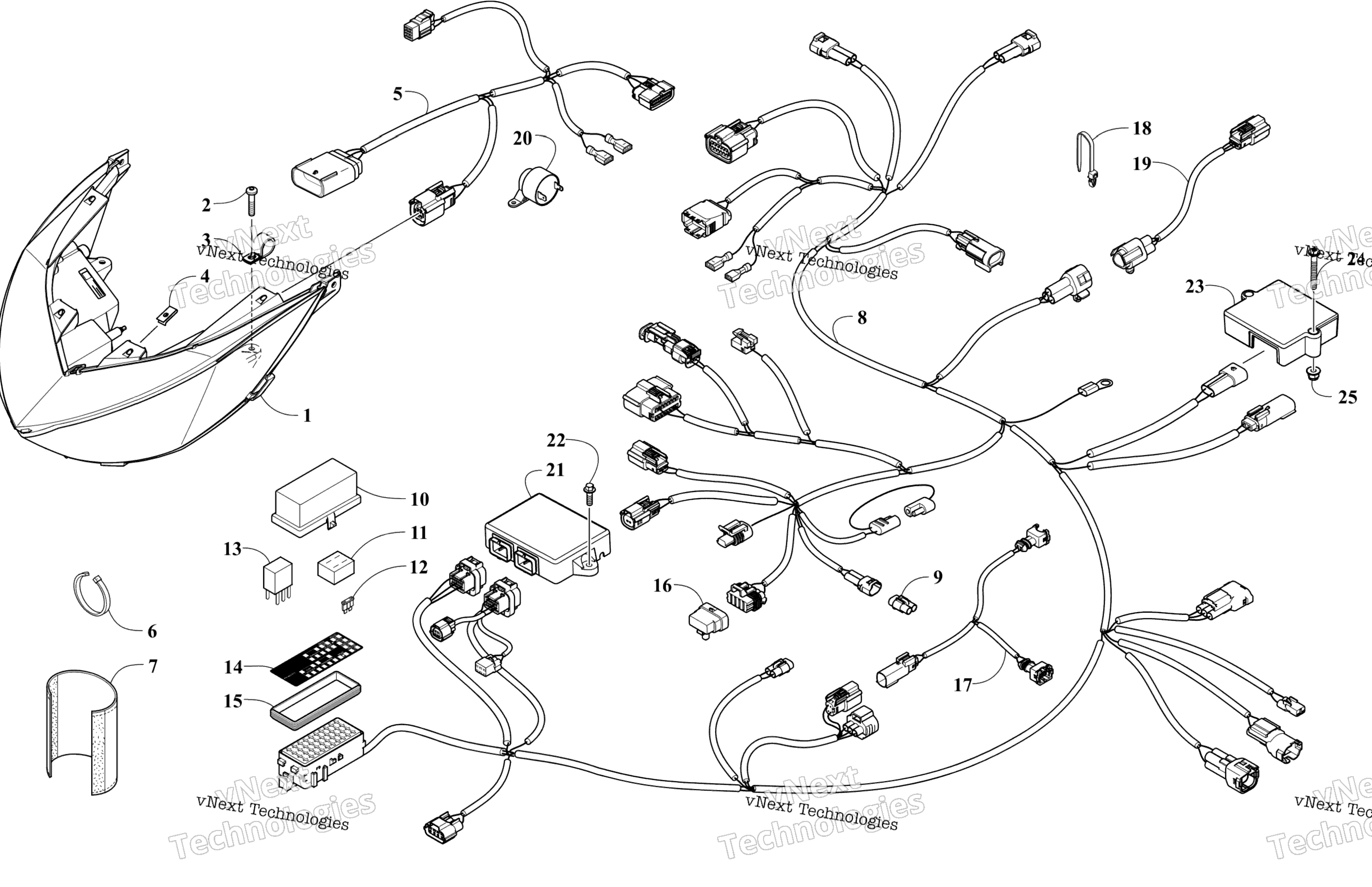 Фара And Wiring Assemblies