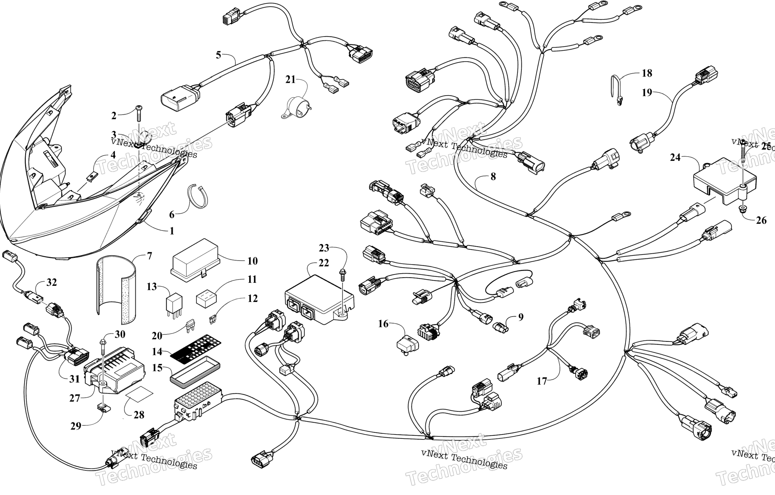 Фара And Wiring Assemblies