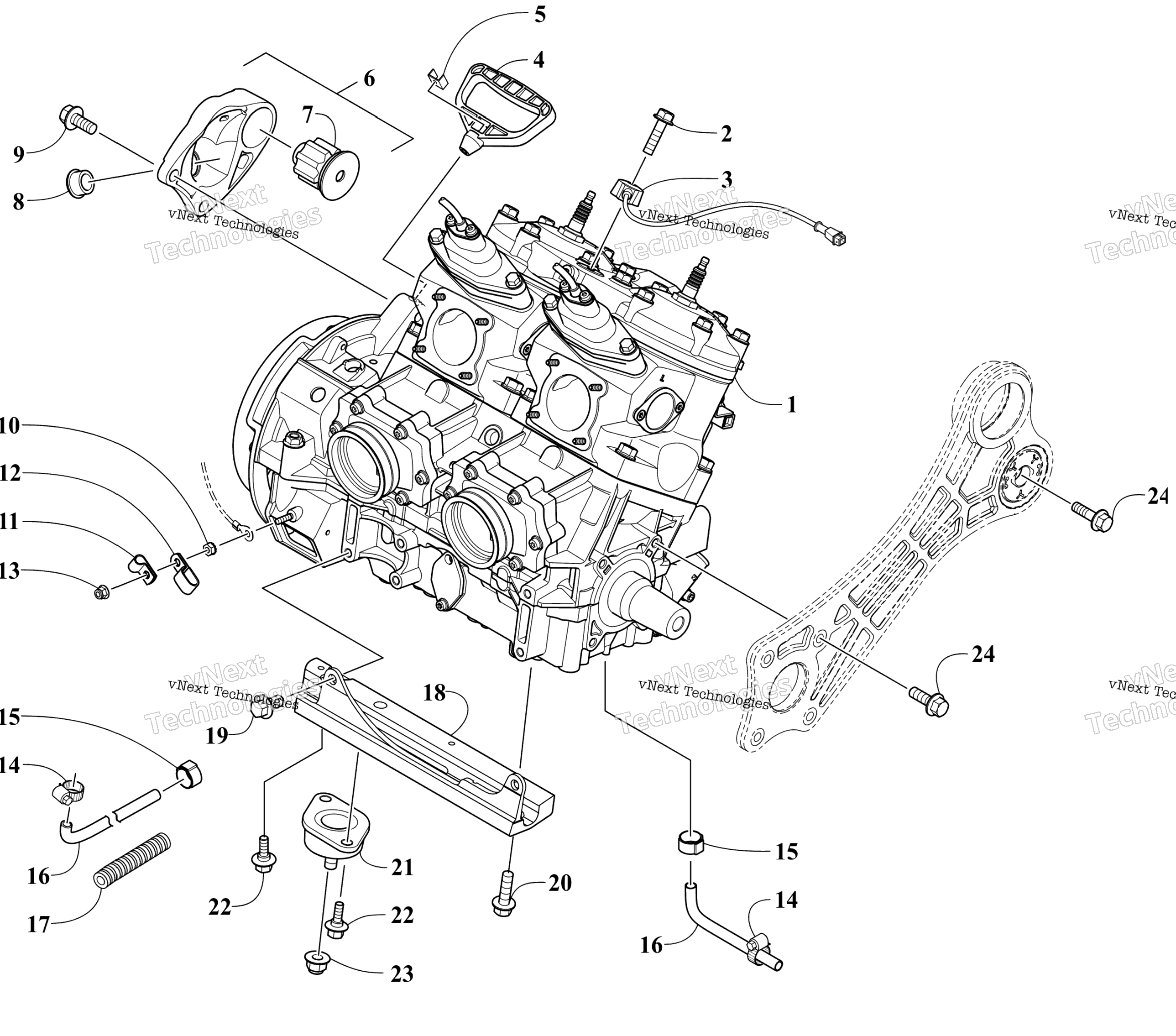 Двигатель And Related Parts