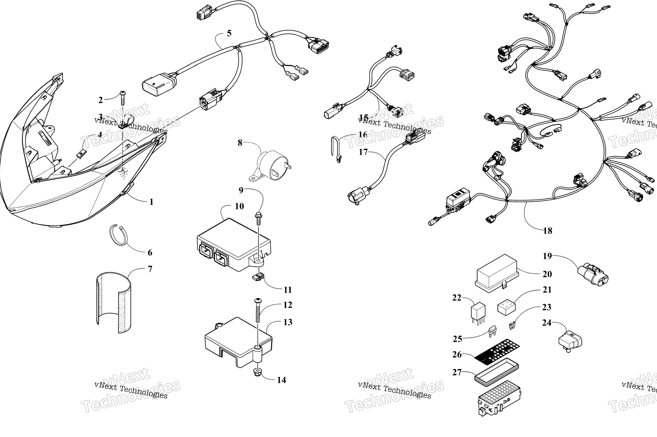 Фара And Wiring Assemblies