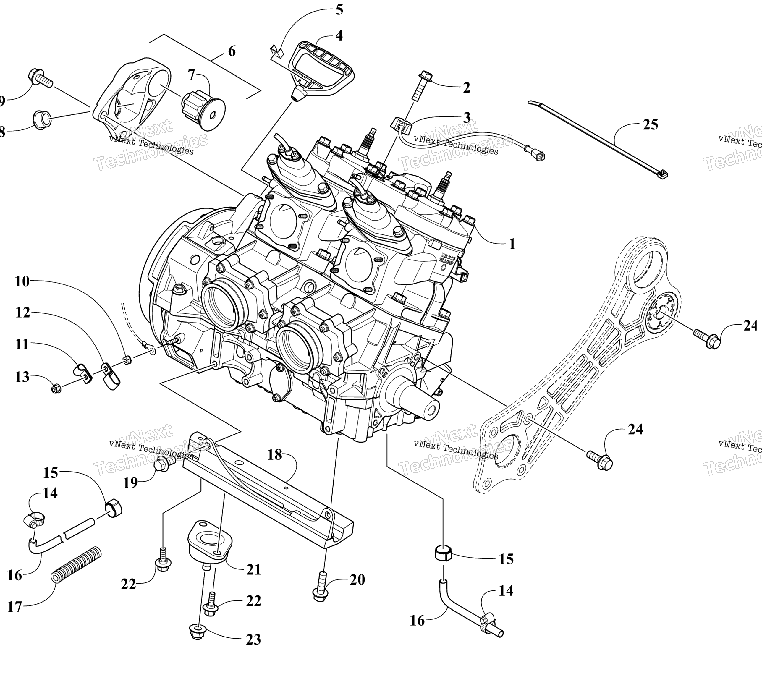Двигатель And Related Parts