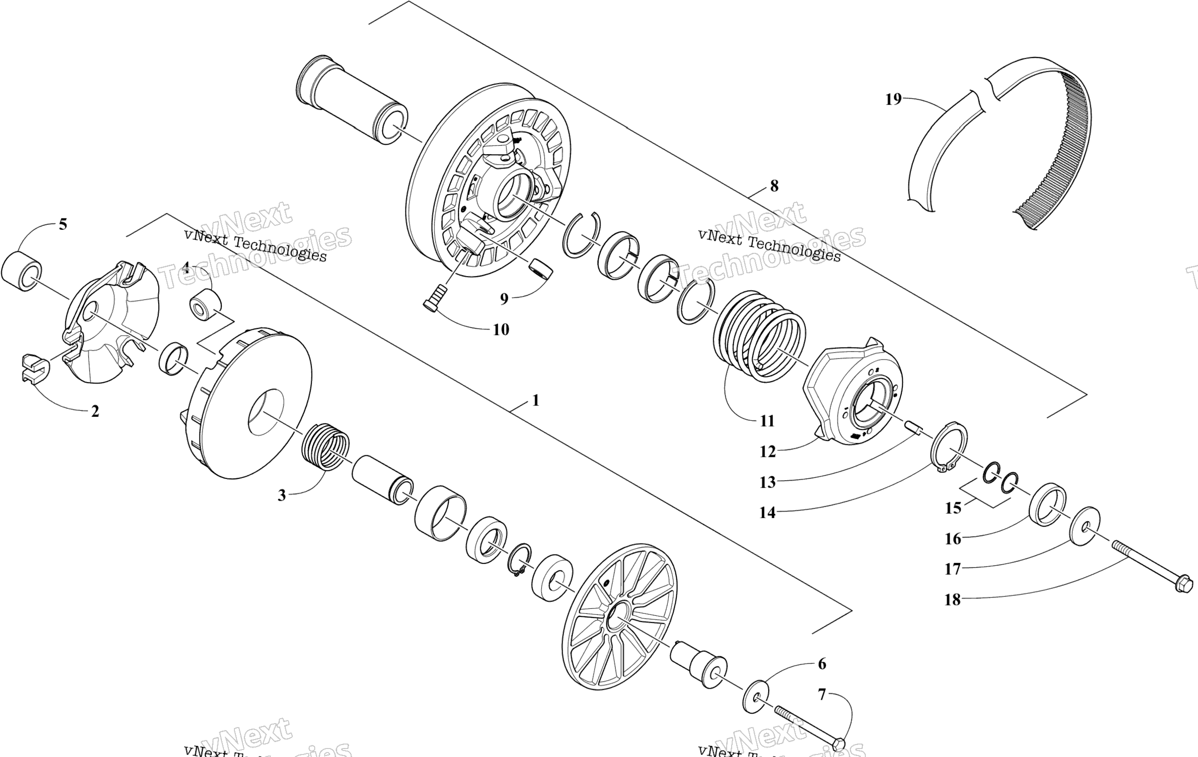 Сцепление Assemblies