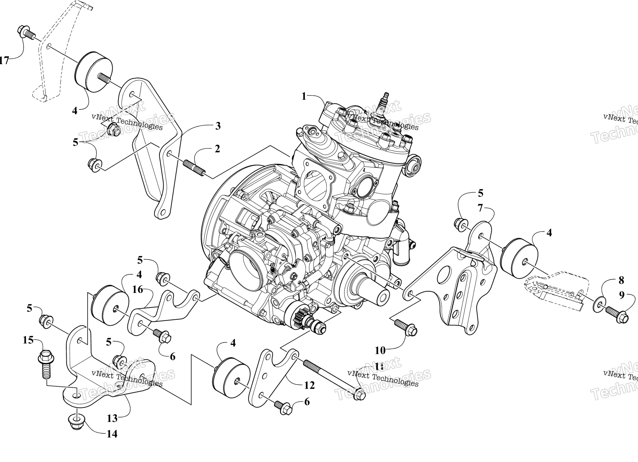 Двигатель And Related Parts
