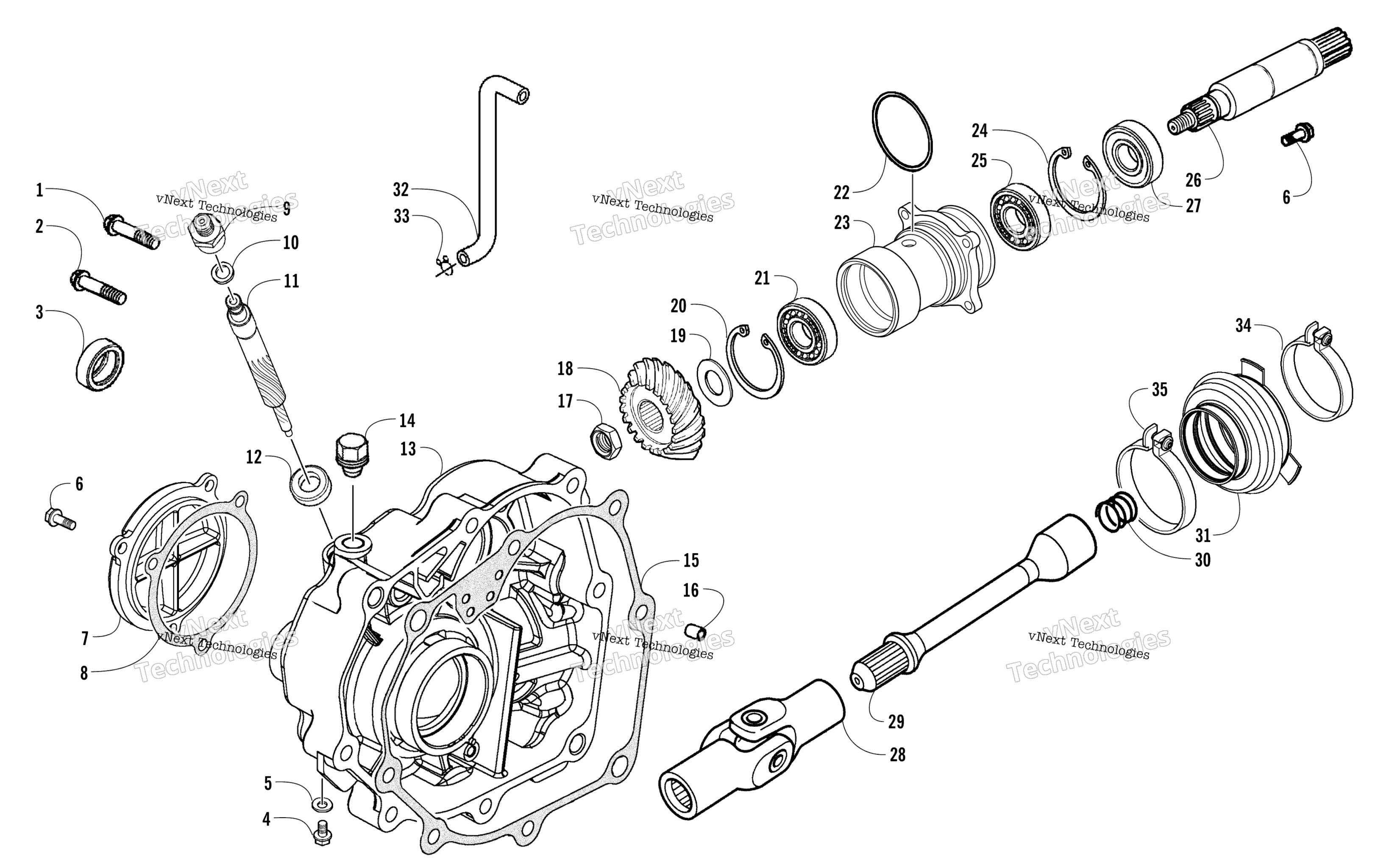 Трансмиссия Case Assembly